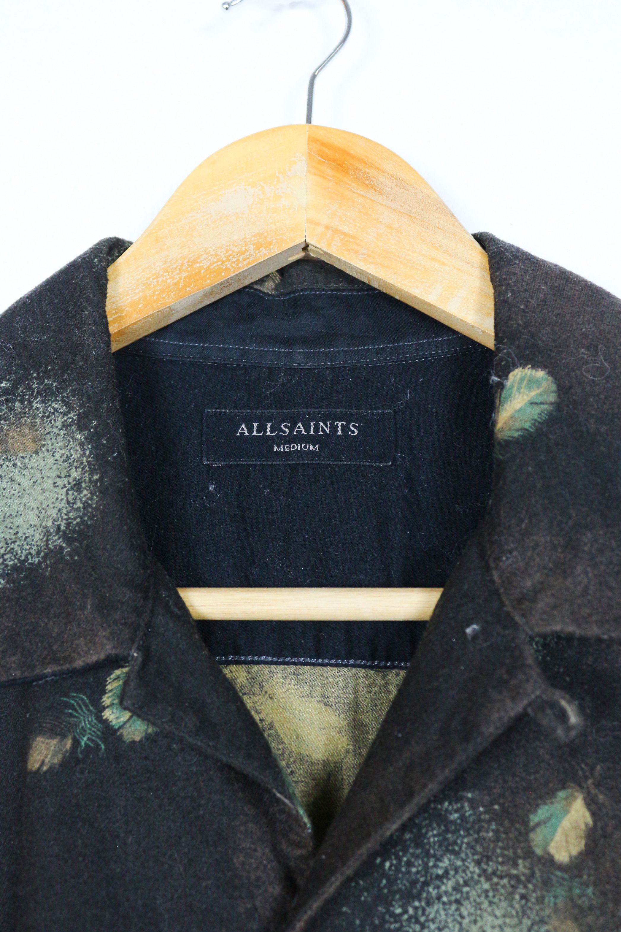 Allsaints Allsaints Abilene Printed Open Collar Shirt Size US M / EU 48-50 / 2 - 3 Thumbnail