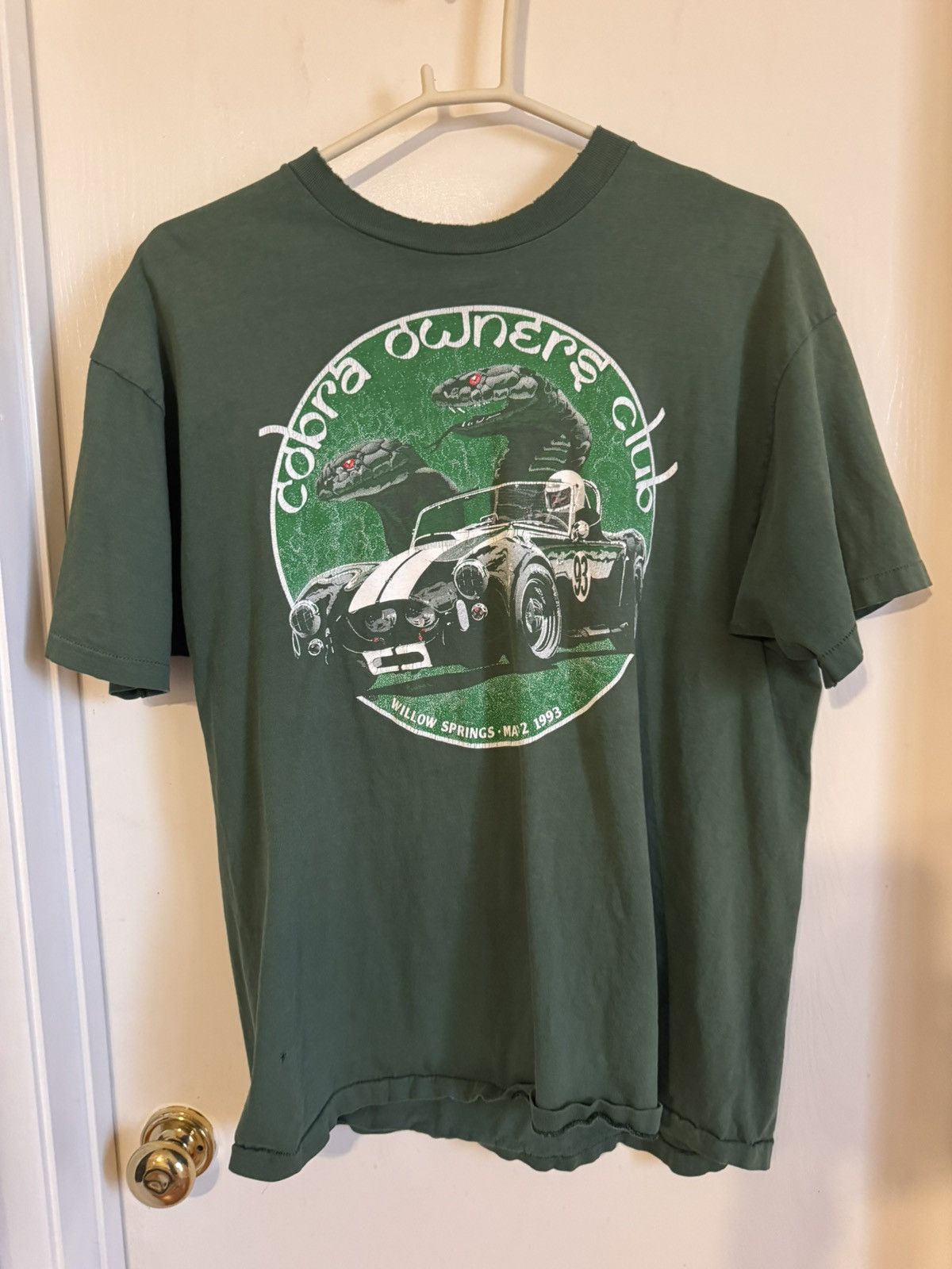Vintage Green Cobra Owners Club Vintage Tee Size US XL / EU 56 / 4 - 1 Thumbnail