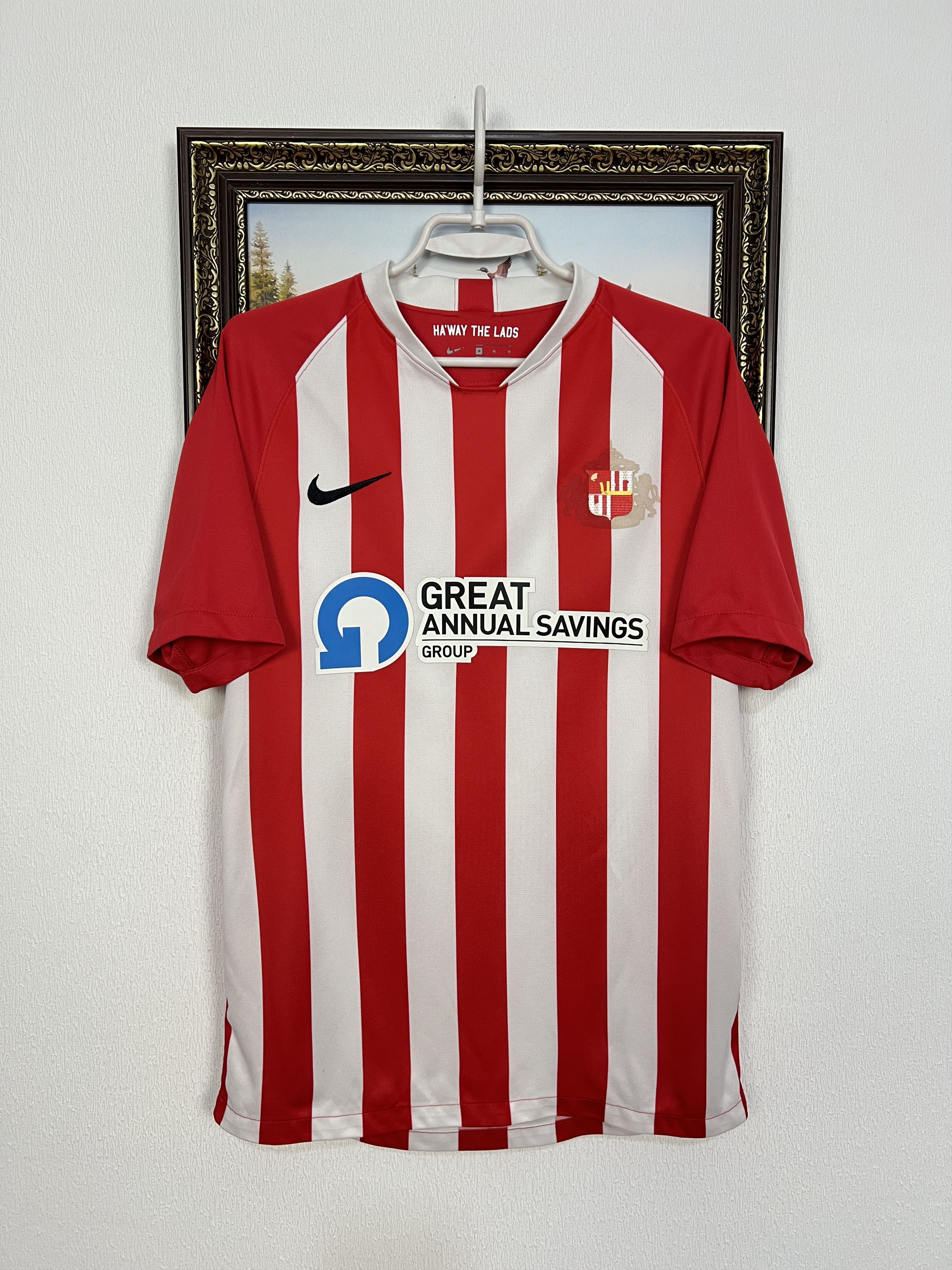 Nike Sunderland football shirt 2020 Soccer Nike Jersey Trikot Size US M / EU 48-50 / 2 - 1 Thumbnail
