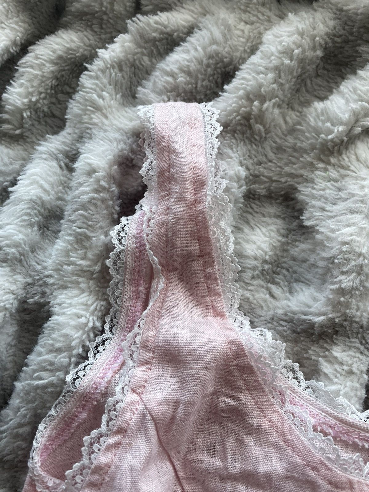 Other Pink lace tie top Size M / US 6-8 / IT 42-44 - 4 Thumbnail