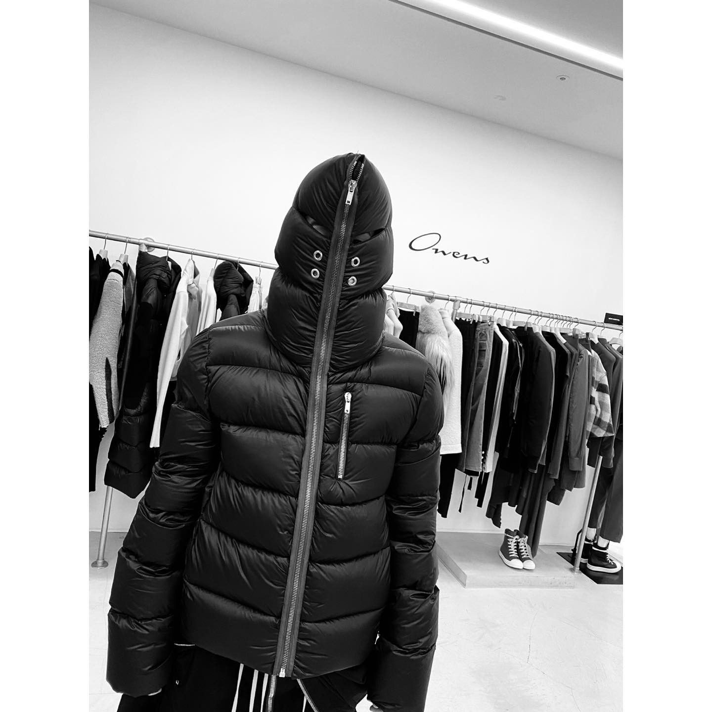 Rick Owens *NEW* GIMP DOWN PUFFER JACKET FW22 STROBE 48 Size US M / EU 48-50 / 2 - 5 Thumbnail
