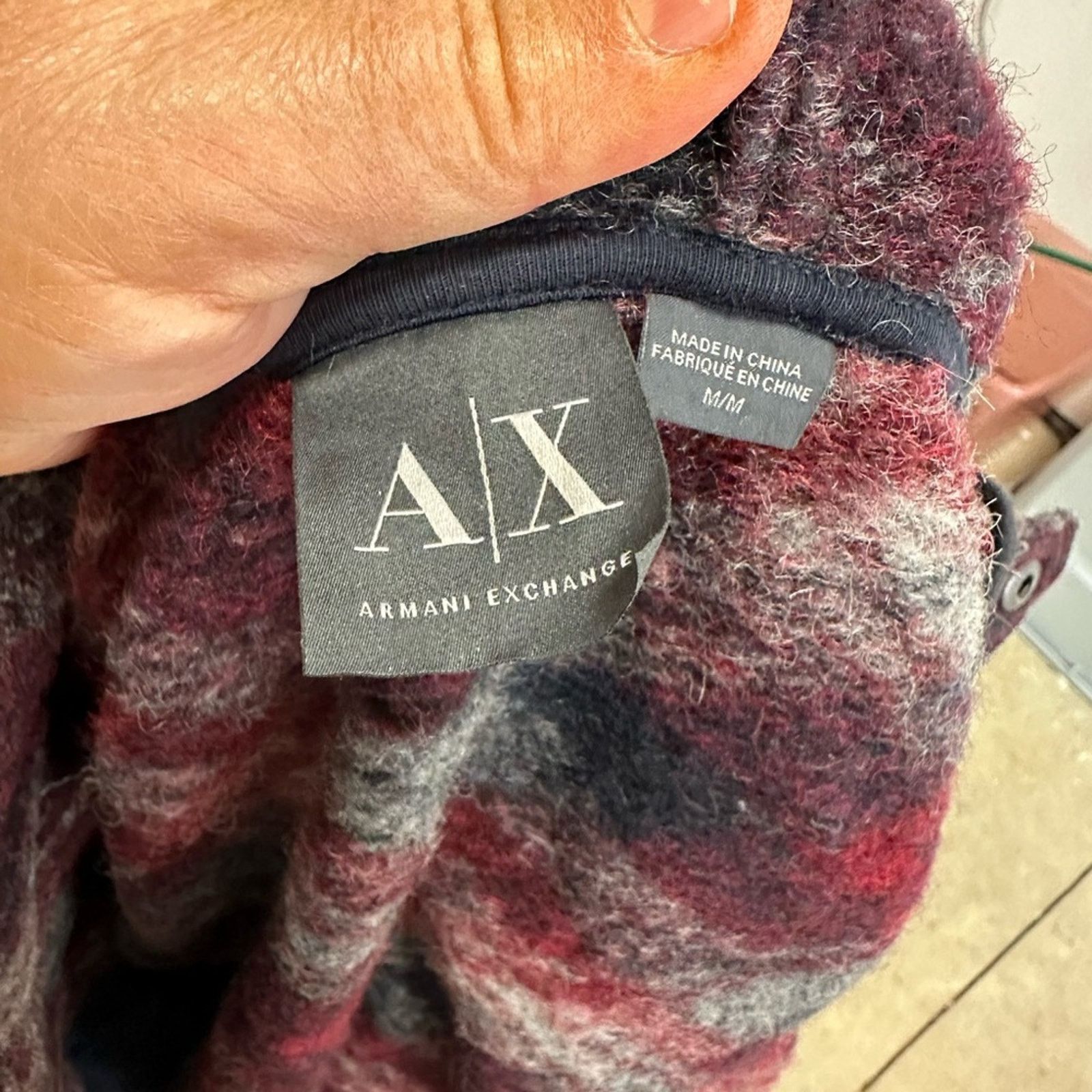 Armani Exchange Armani Exchange Wool Plaid Bomber Jacket Size M / US 6-8 / IT 42-44 - 3 Thumbnail