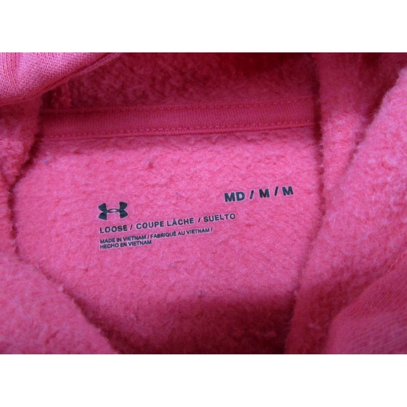 Under Armour Under armour Hoodie Womens M Pink Women Rival Fleece Pullover Size Loose Size M / US 6-8 / IT 42-44 - 4 Thumbnail