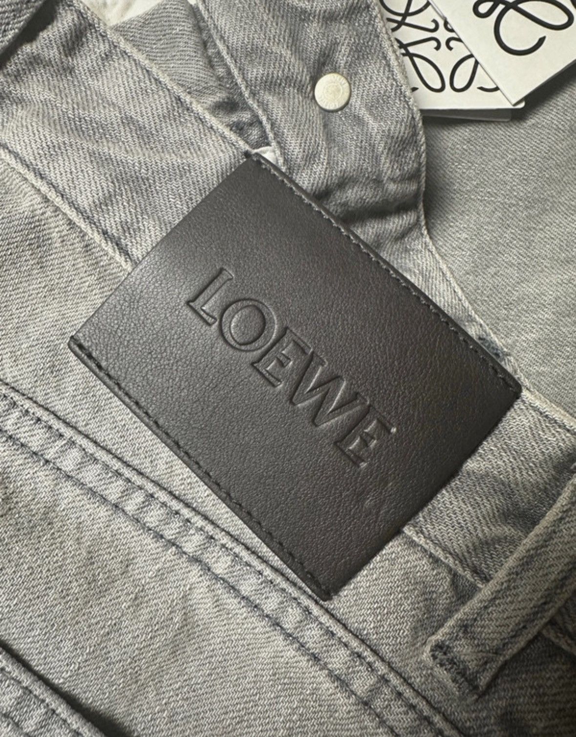 Loewe Loewe SS25 baggy grey denim Sz46 / US30 Size US 30 / EU 46 - 7 Thumbnail