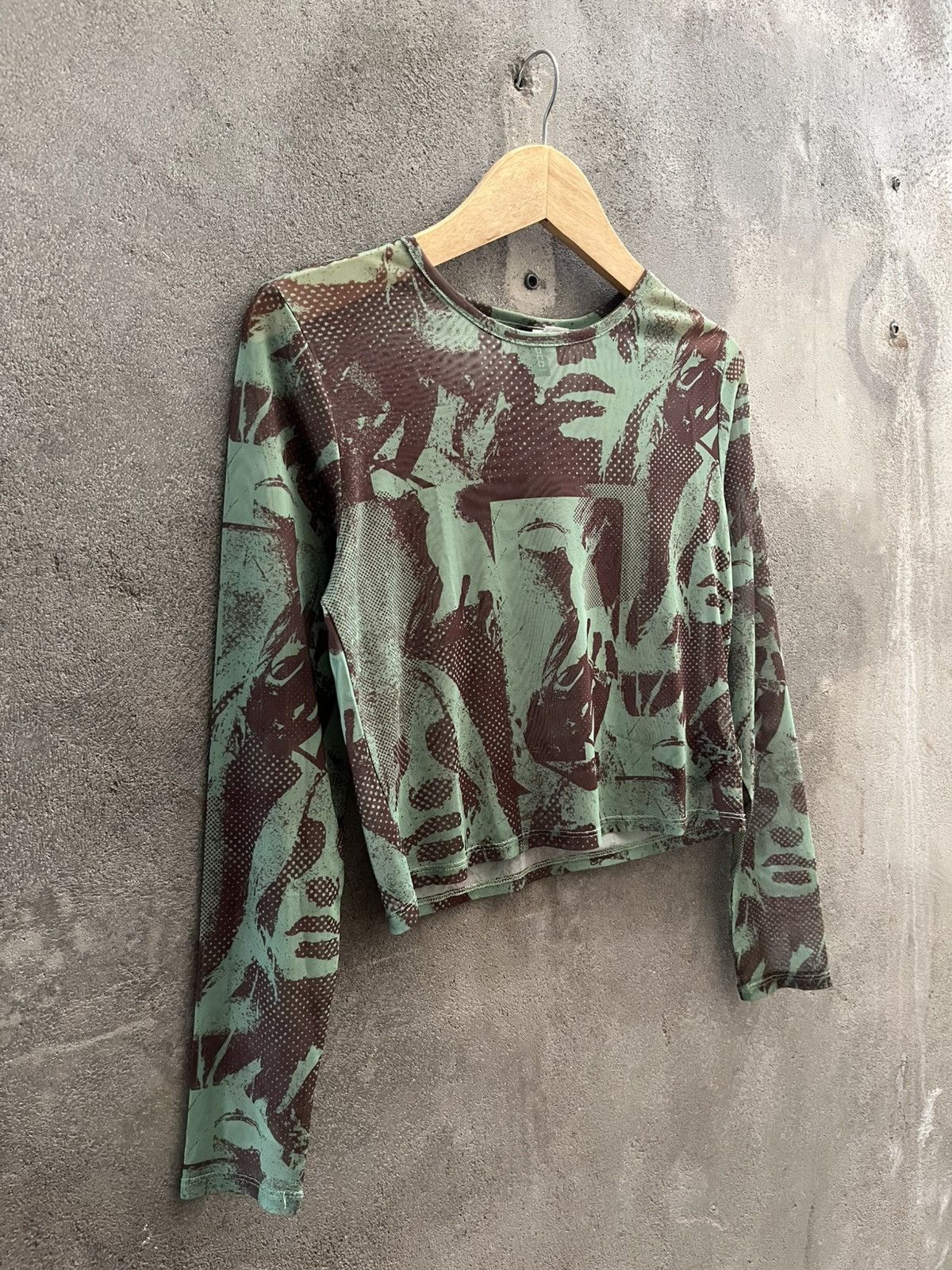 If Six Was Nine × Jean Paul Gaultier × Le Grande Bleu (L.G.B.) Japanese Grunge Girl Long Sleeve Mash Style Size US L / EU 52-54 / 3 - 6 Thumbnail