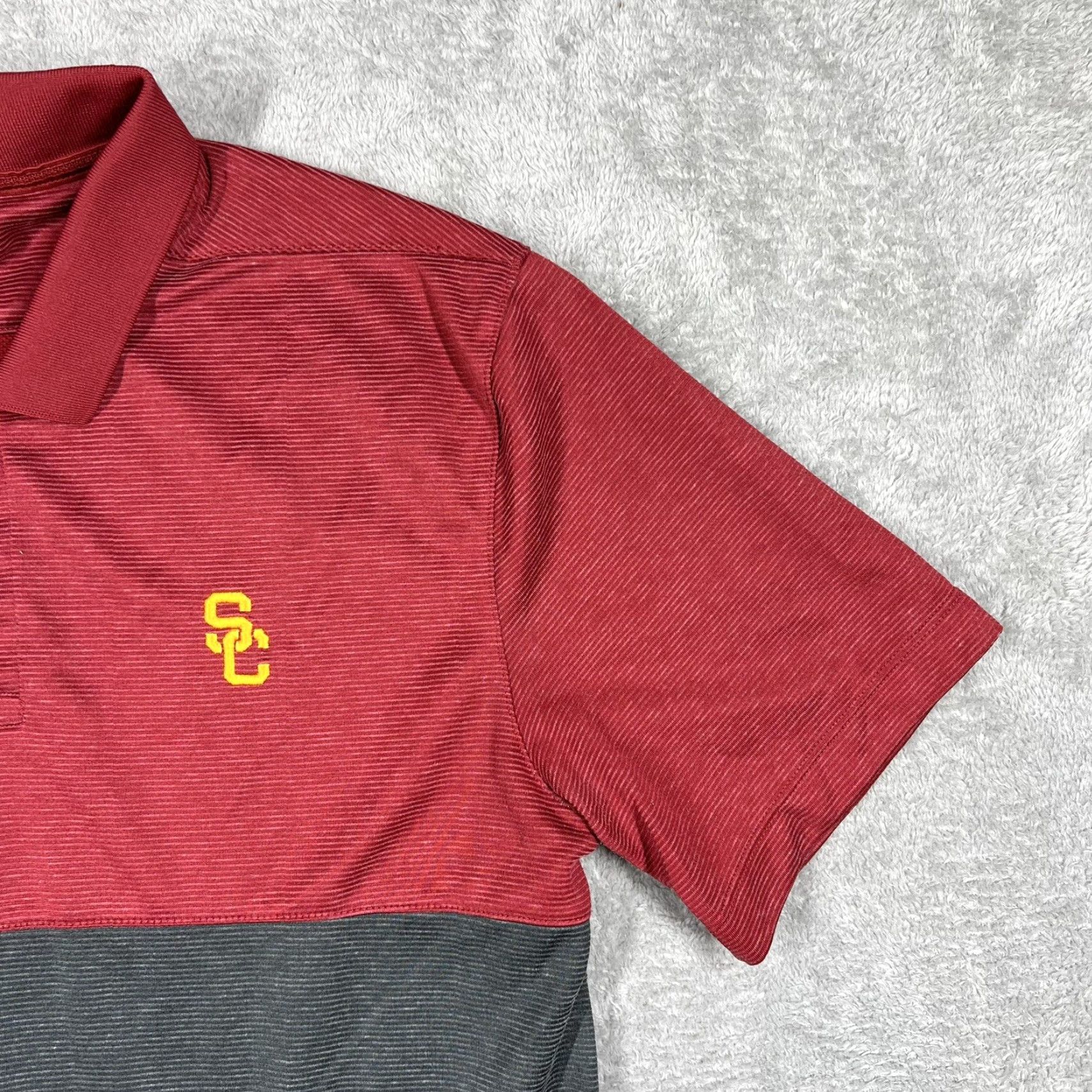 Nike Nike USC Trojans Polo Shirt Men Small Dri-Fit Embroidered Logo On-Field Shirt Size US S / EU 44-46 / 1 - 2 Thumbnail