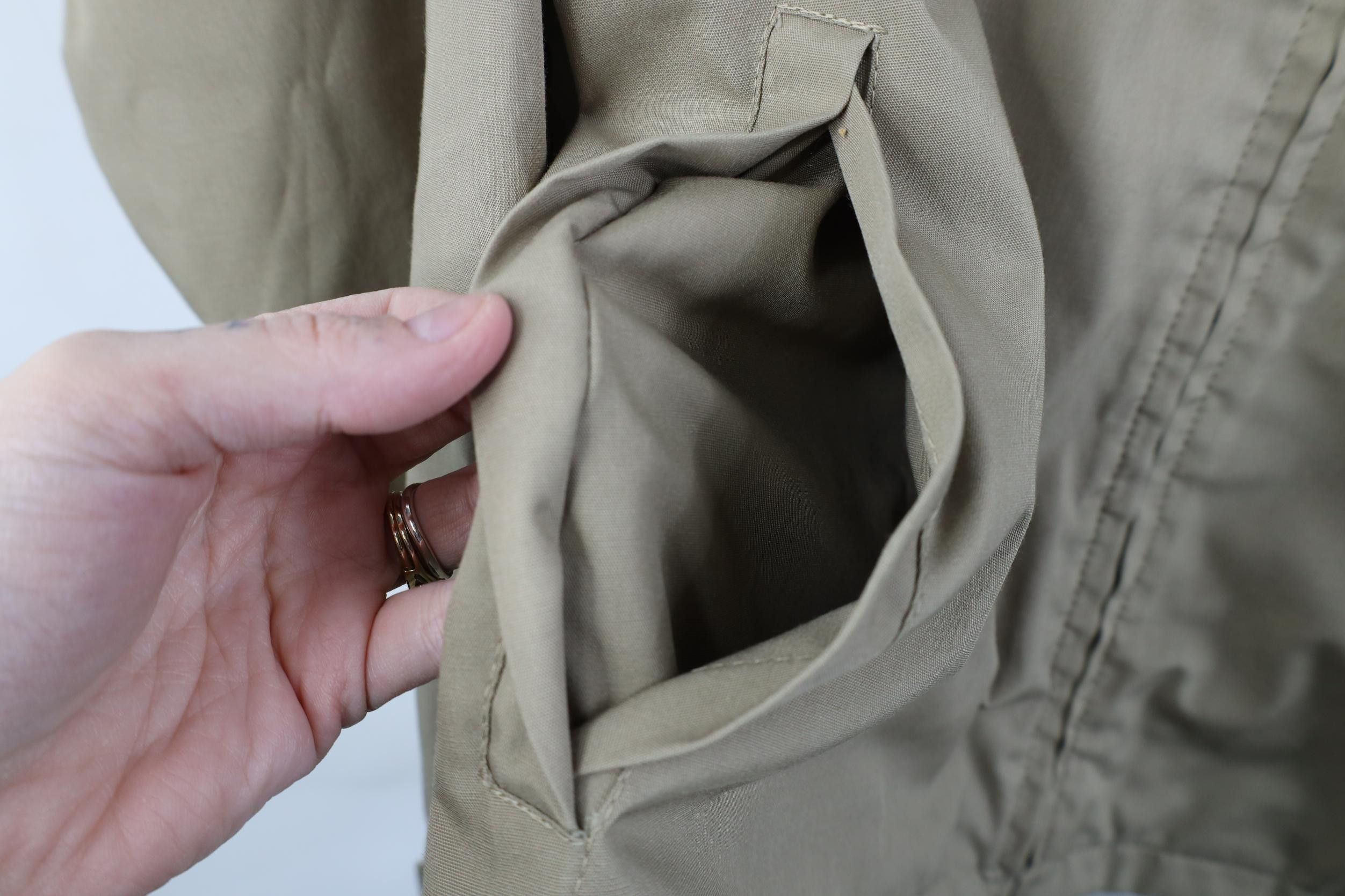 Vintage Vintage 70s Streetwear Cafe Racer Bomber Jacket Beige USA Size US XXL / EU 58 / 5 - 7 Thumbnail