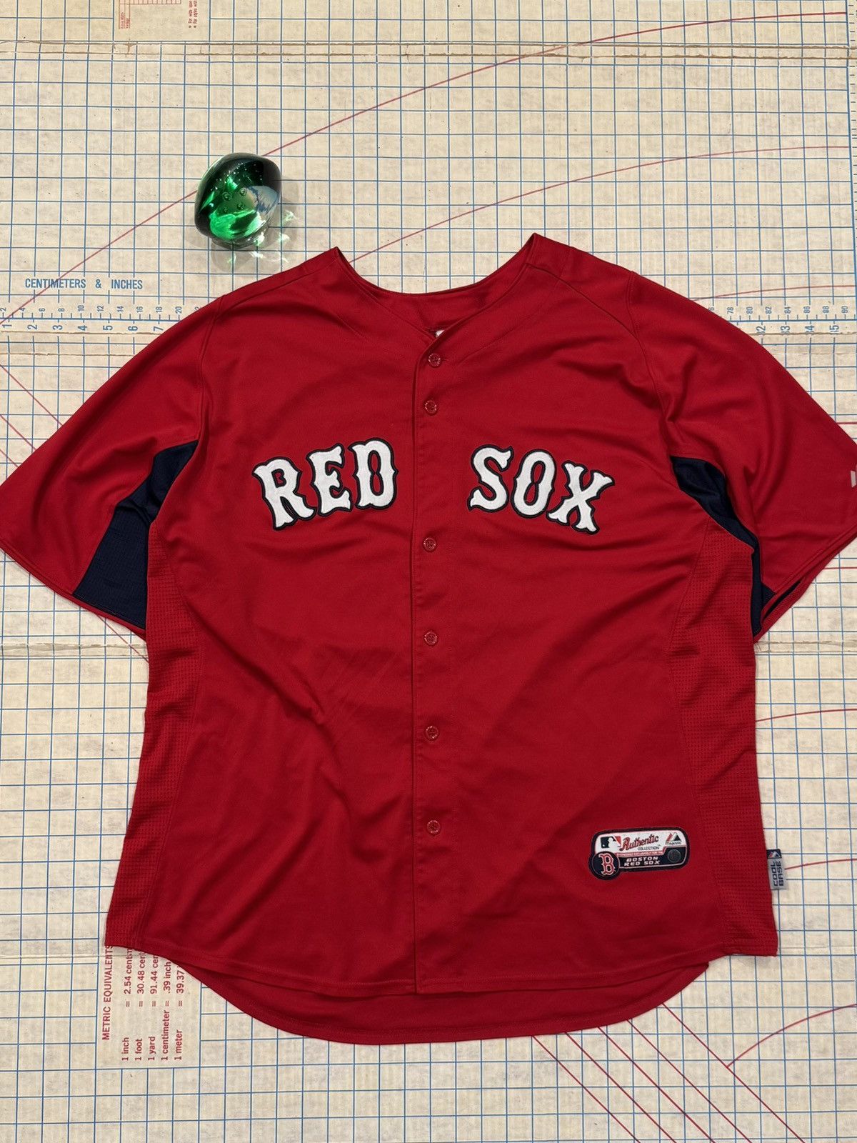 Majestic Majestic Boston Red Socks Baseball Jersey Mens Size XXL Red Size US XXL / EU 58 / 5 - 1 Thumbnail