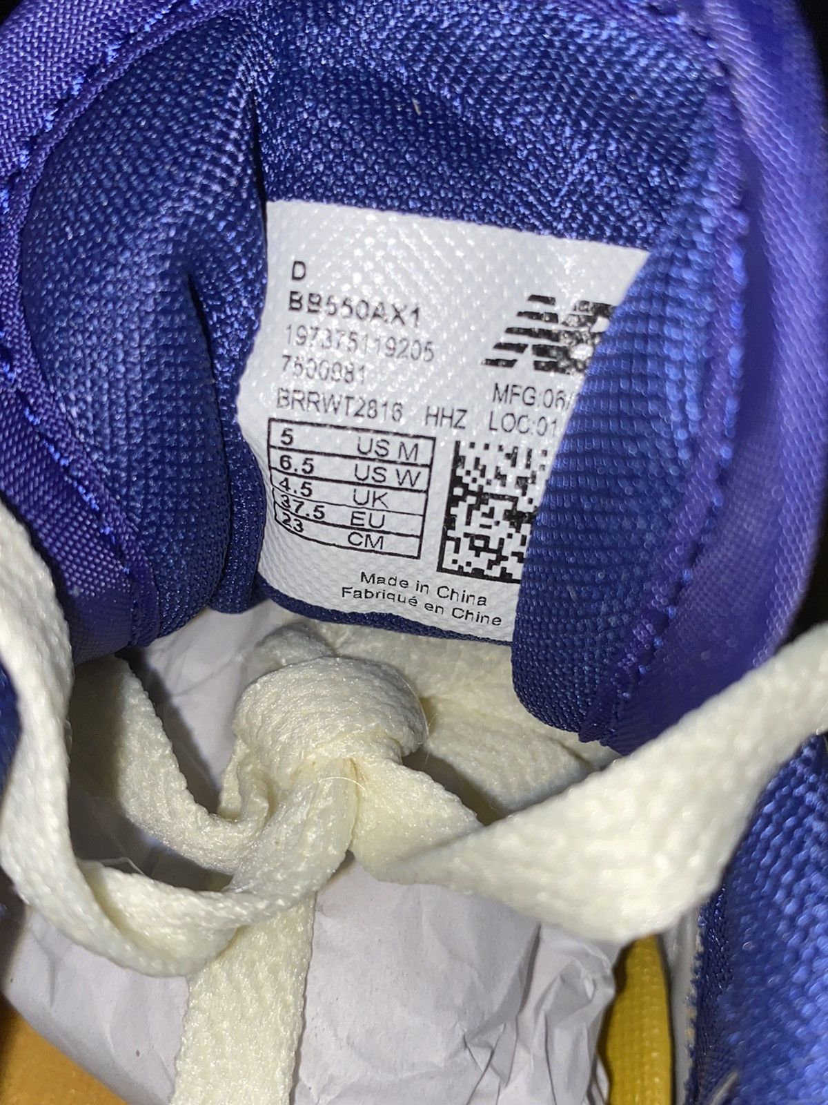 Aime Leon Dore × New Balance New Balance 550 Aime Leon Dore Masaryk Community Gym Yellow Size US 6.5 / IT 36.5 - 5 Thumbnail