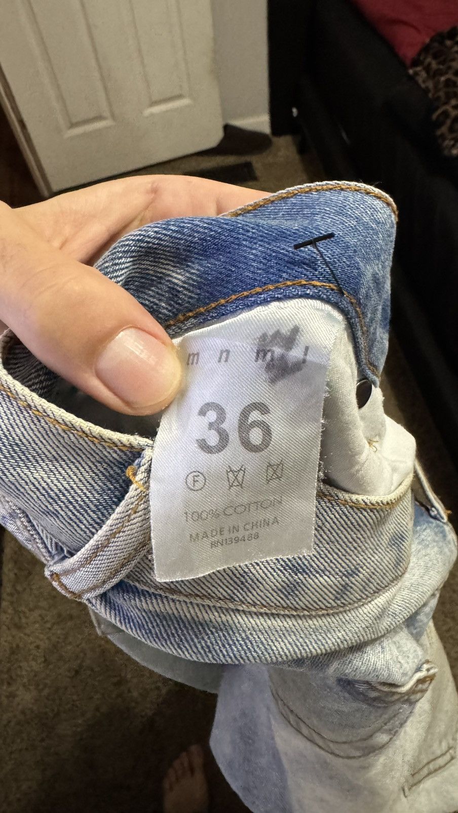 MNML Mnml Bootcut denim jeans Size US 34 / EU 50 - 12 Thumbnail