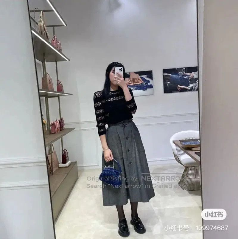 Dior Dior Black Cotton Long Sleeve Pullover Sweater . Size S / US 4 / IT 40 - 5 Thumbnail