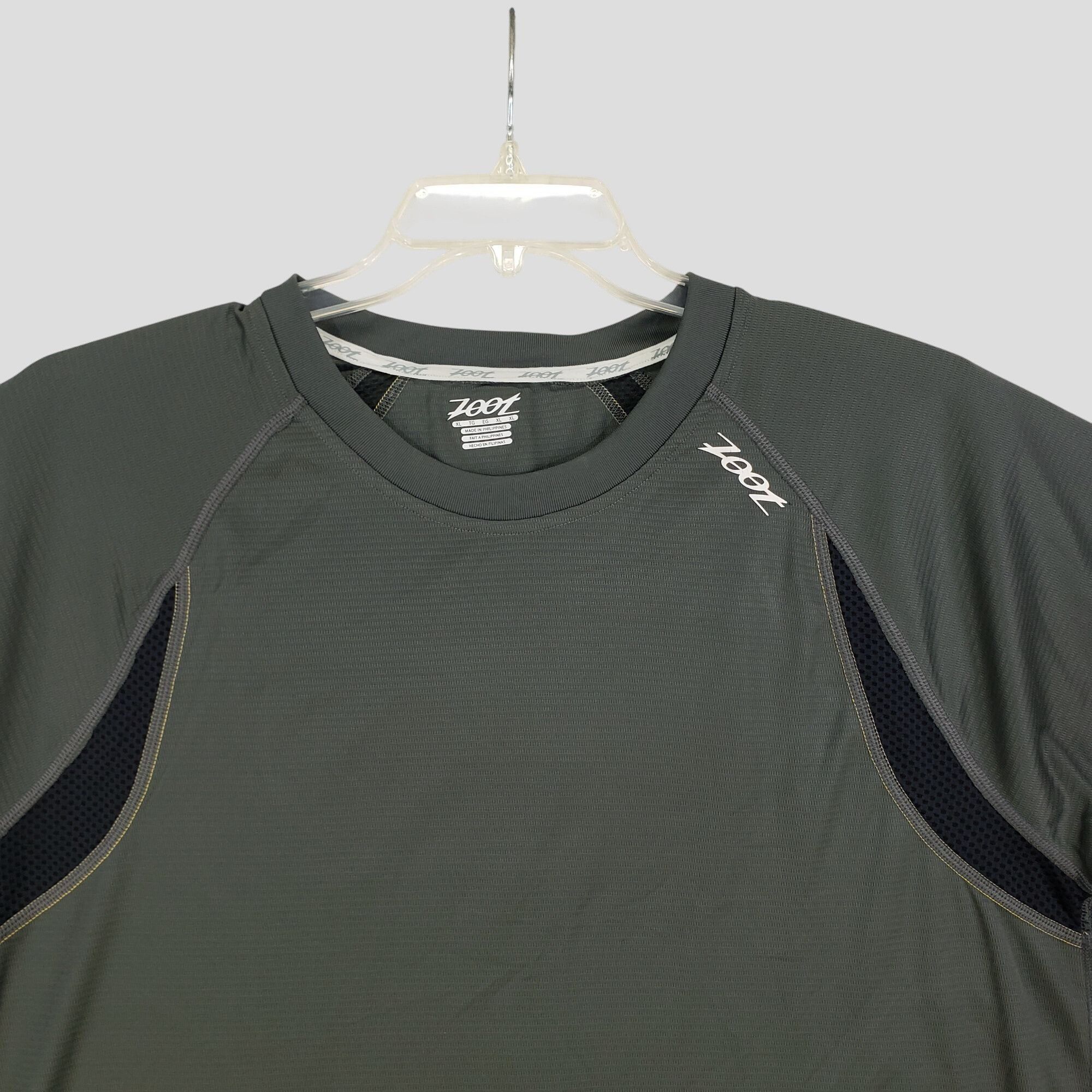 Other ZootPerformance Gray & Black Mesh Panel Athletic T-Shirt XL Size US XL / EU 56 / 4 - 3 Thumbnail