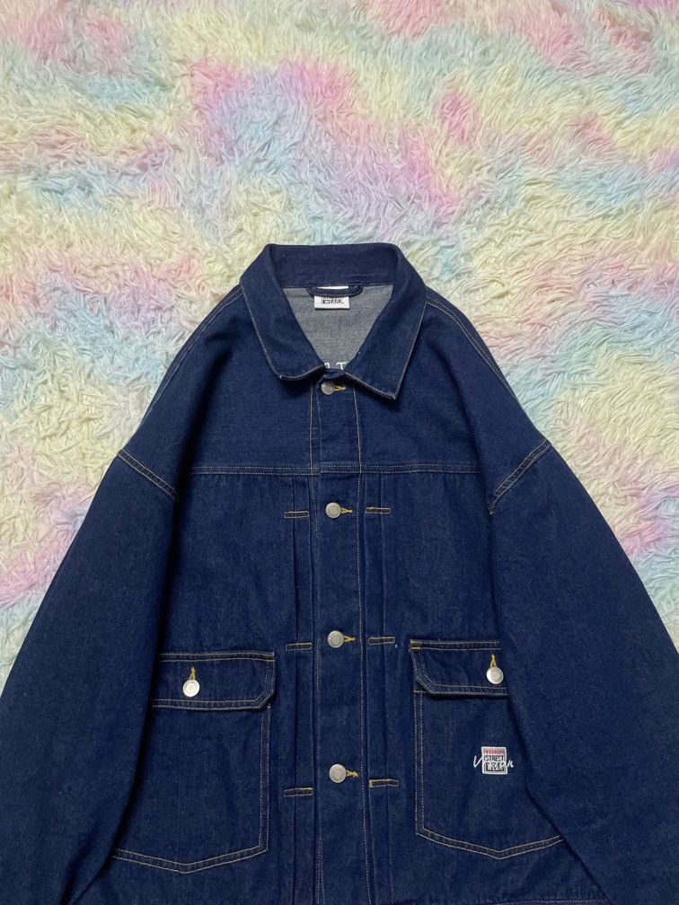 Vintage × Vision Streetwear Vision Streetware Denim Jacket Size US L / EU 52-54 / 3 - 8 Thumbnail