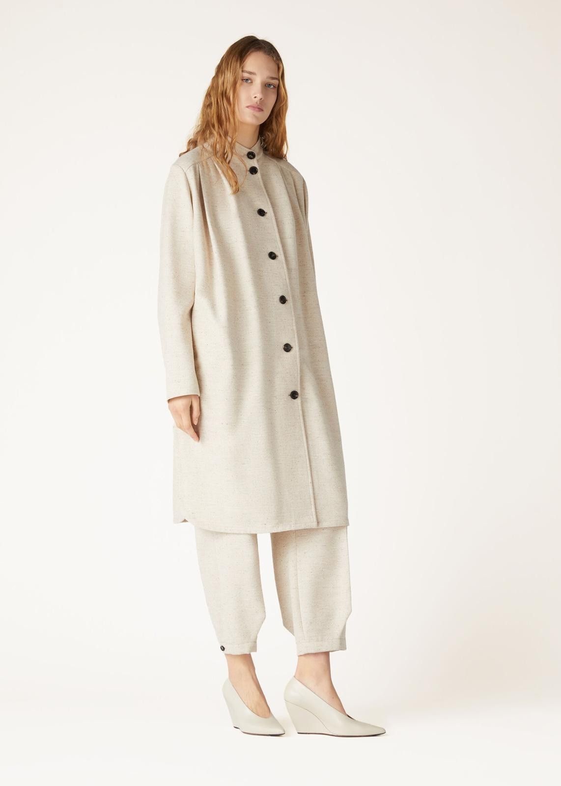 Loro Piana o1srvl11e0725 FAO3199 Generously Cut Single-breasted Coat Size XL / US 12-14 / IT 48-50 - 8 Thumbnail