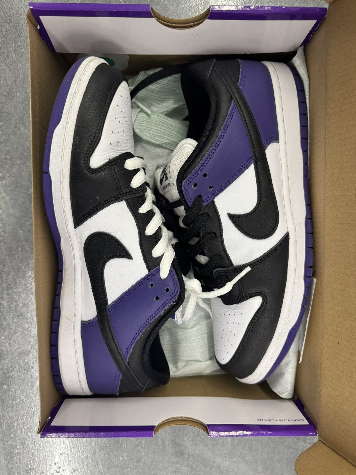 Nike SB Nike Dunk SB Purple Size US 11 / EU 44 - 1 Thumbnail