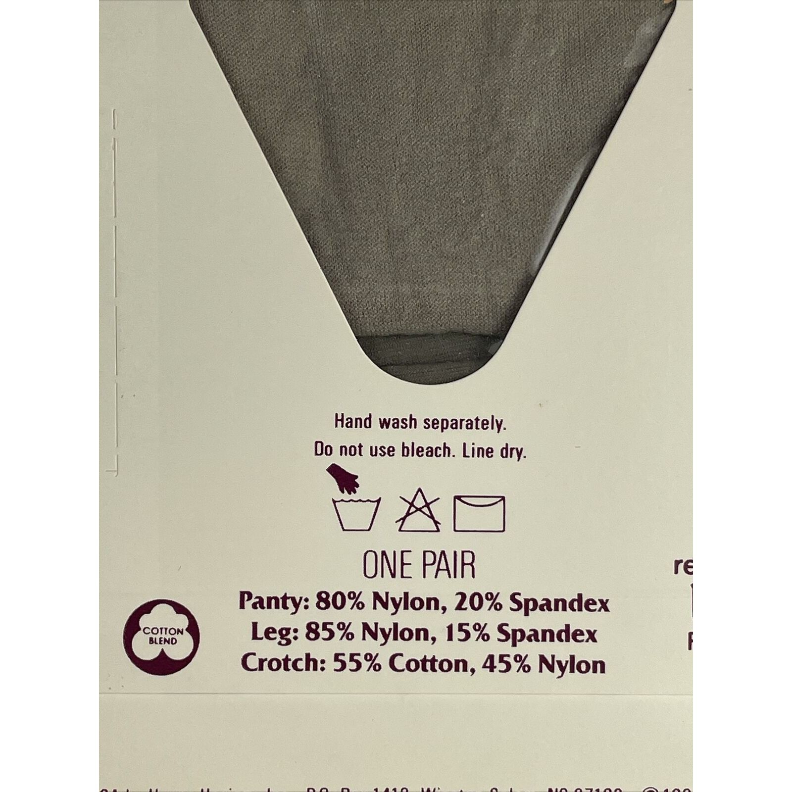 Hanes Hanes Pantyhose SZ AB Classic Taupe Haze Hosiery Sexy Hanes Size ONE SIZE - 8 Thumbnail