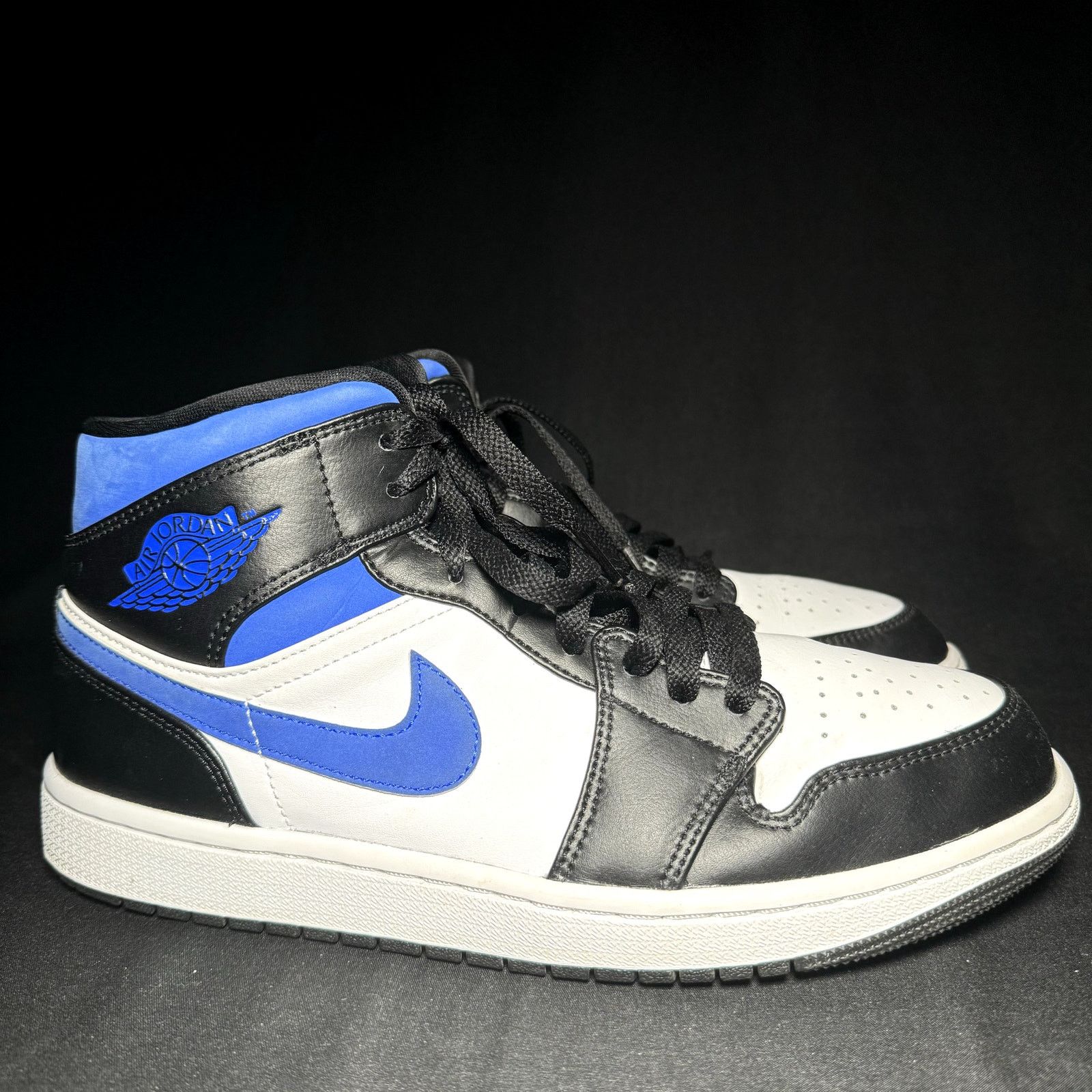 Jordan Brand × Nike Size 9.5 - Nike Air Jordan 1 Mid Racer Blue 2021 Men's Shoes Size US 9.5 / EU 42-43 - 1 Thumbnail