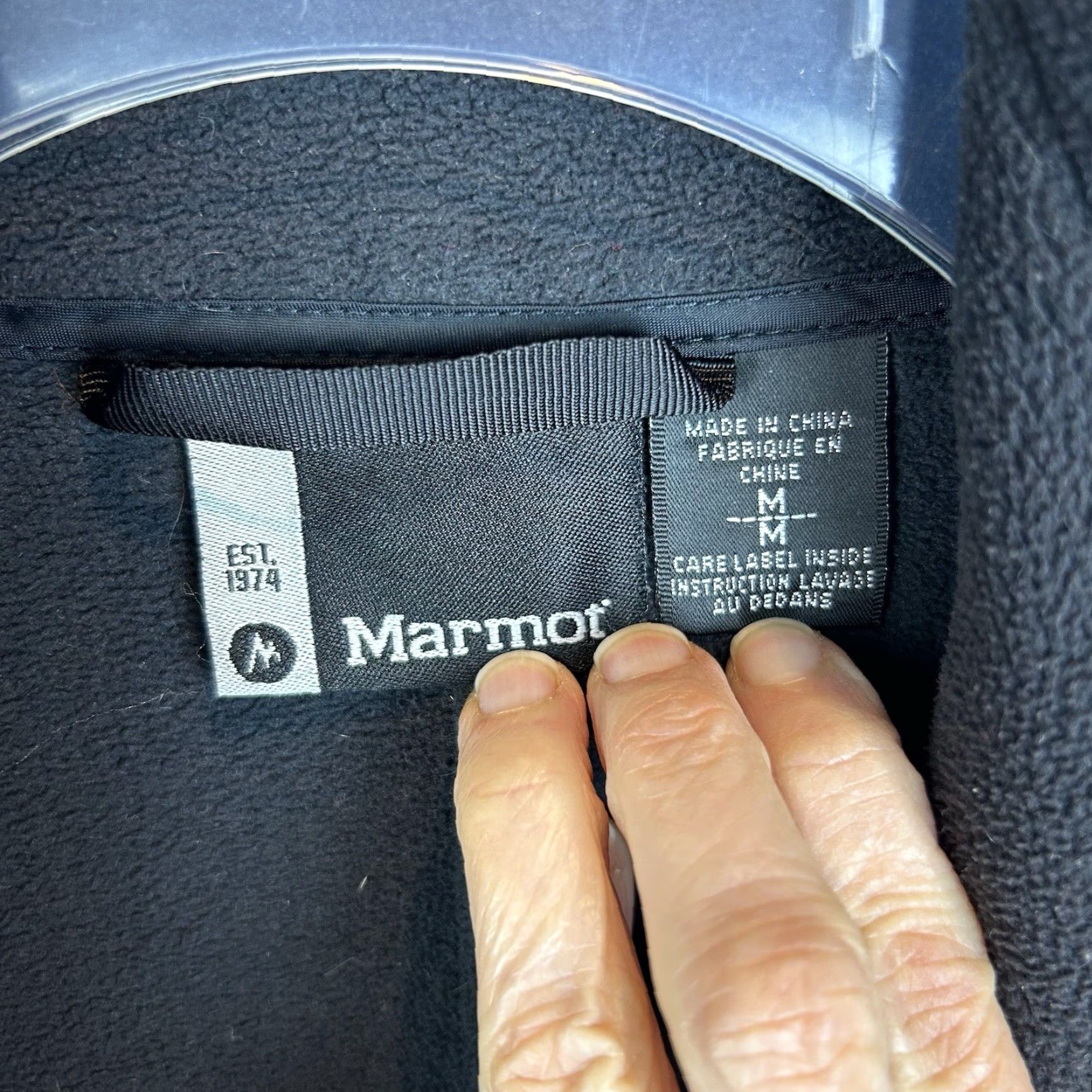 Marmot Marmot Jacket Men M Fleece Full Zip Black Solid Pockets Size US M / EU 48-50 / 2 - 3 Thumbnail