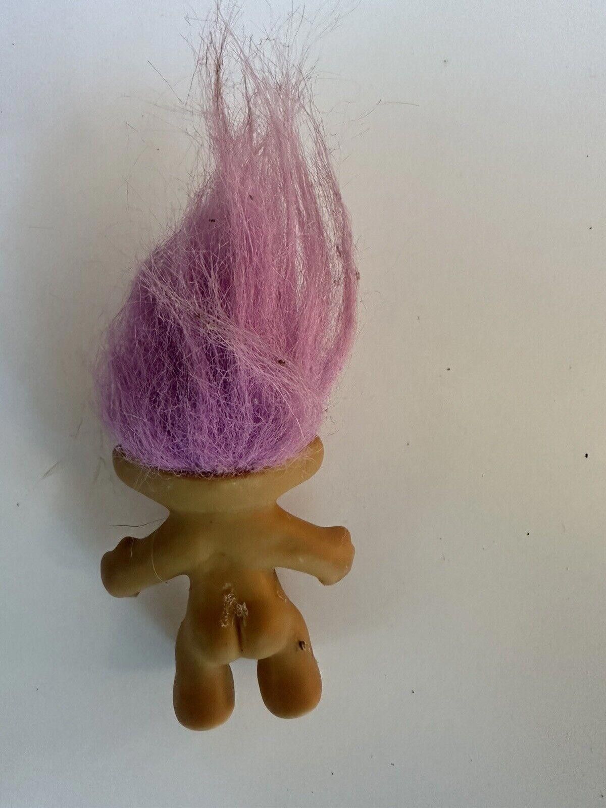 Russell Athletic Vintage Russ Good Luck Treasure Troll Purple Hair 3” Size ONE SIZE - 5 Thumbnail