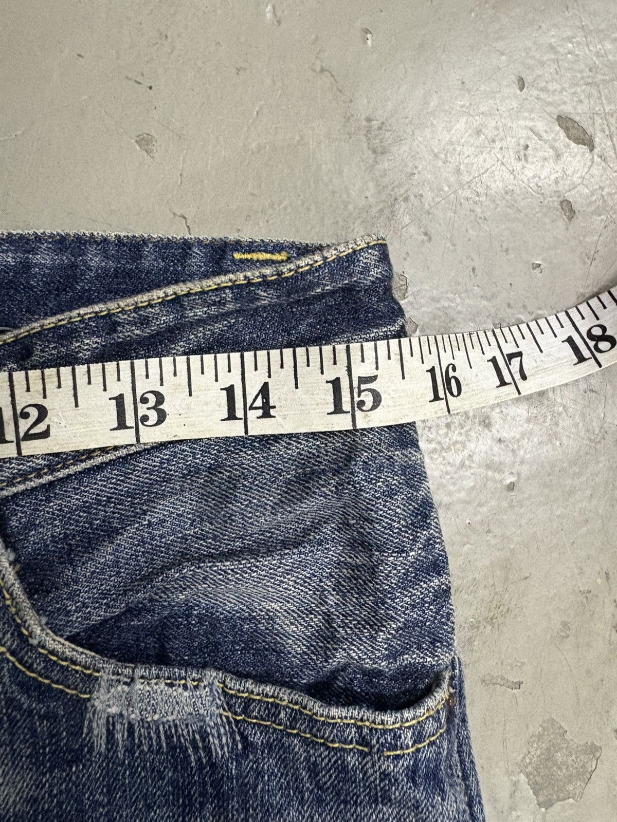 Johnbull JOHNBULL COMPANY Multi Pocket Wash Unique Two Tone Jeans Size US 32 / EU 48 - 15 Thumbnail