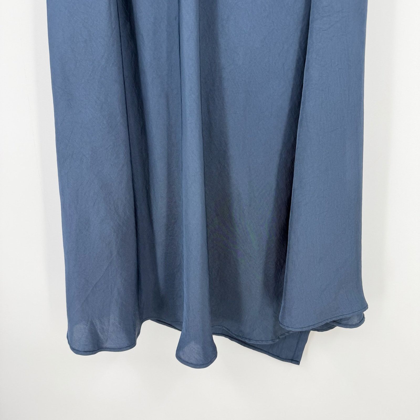 Ciao Lucia Ciao Lucia | NWT Ricarda Midnight Navy Wrap Midi Skirt L Size 30" / US 8 / IT 44 - 8 Thumbnail