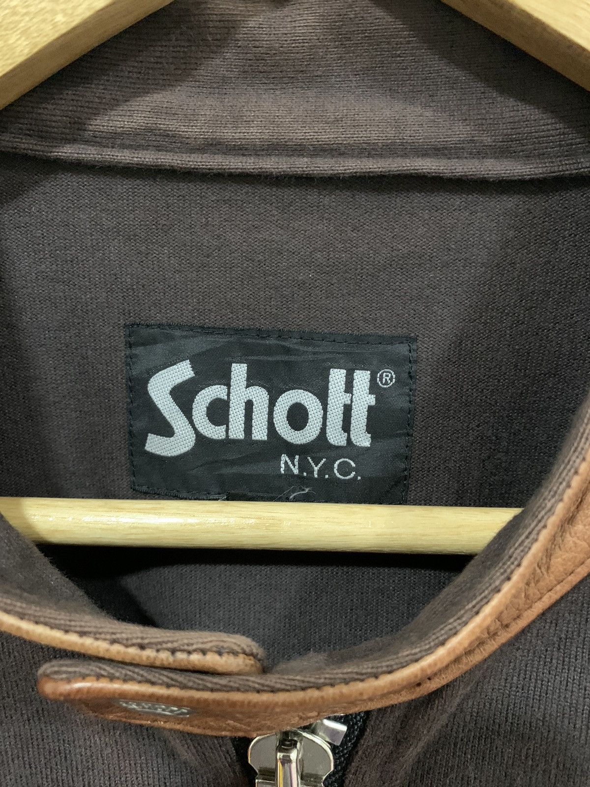 Schott Schott N.Y.C sweatshirt zipper vintage Size US L / EU 52-54 / 3 - 13 Thumbnail