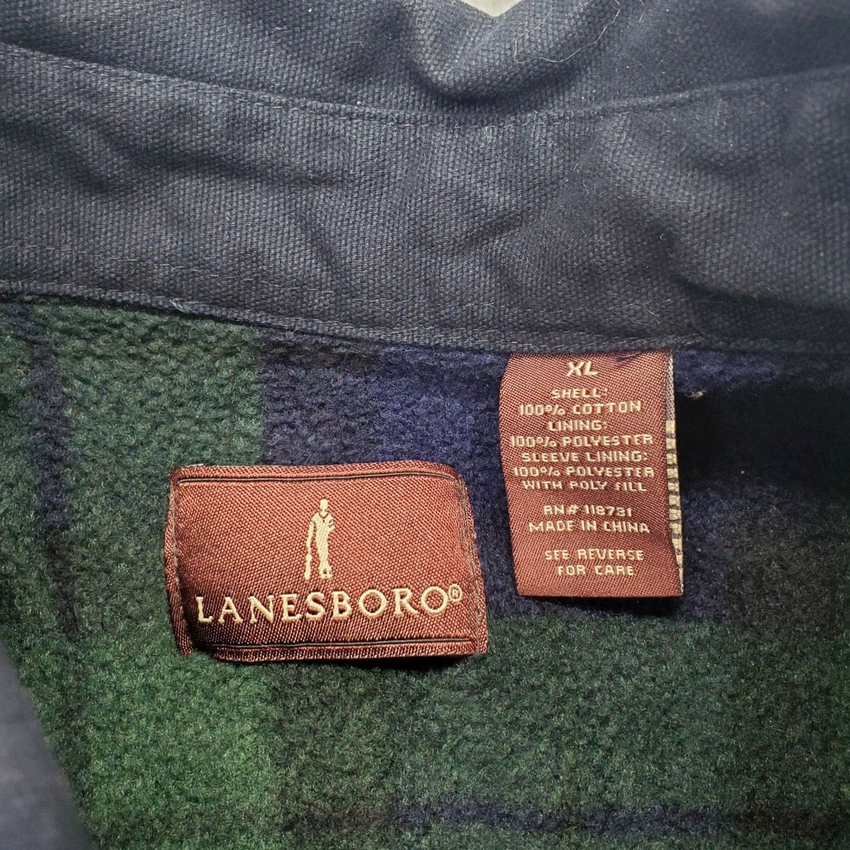 Vintage Vintage Lanesboro Mens XL Navy Shacket Jacket Size US XL / EU 56 / 4 - 4 Thumbnail