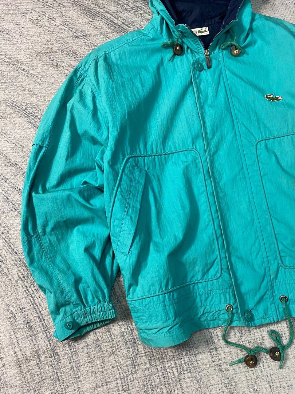 Lacoste Vintage Lacoste Hooded Windbreaker Jacket Size US M / EU 48-50 / 2 - 4 Thumbnail