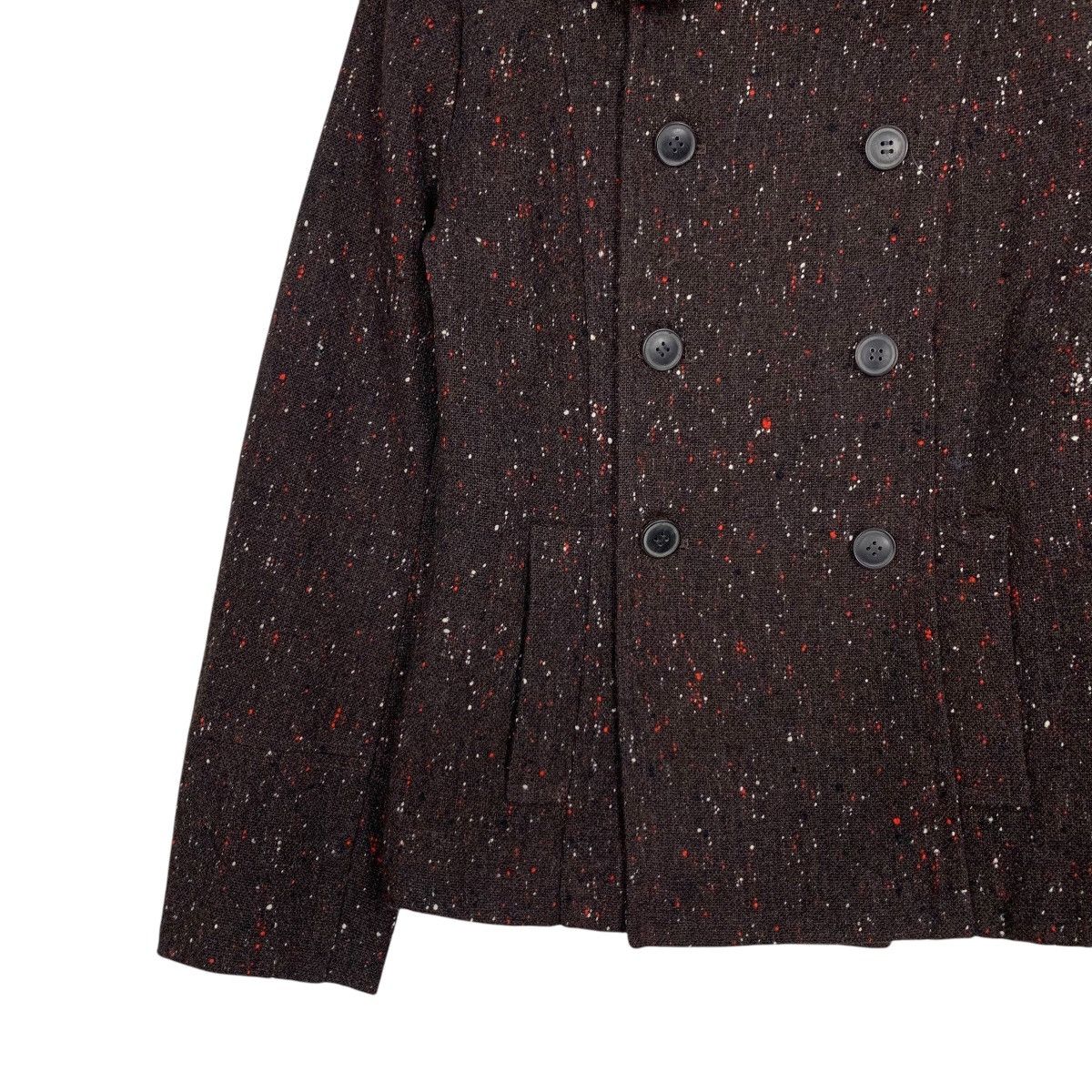 Japanese Brand RELACHER Flecked Wool Double Breasted Coat #2739-C123 Size S / US 4 / IT 40 - 5 Thumbnail