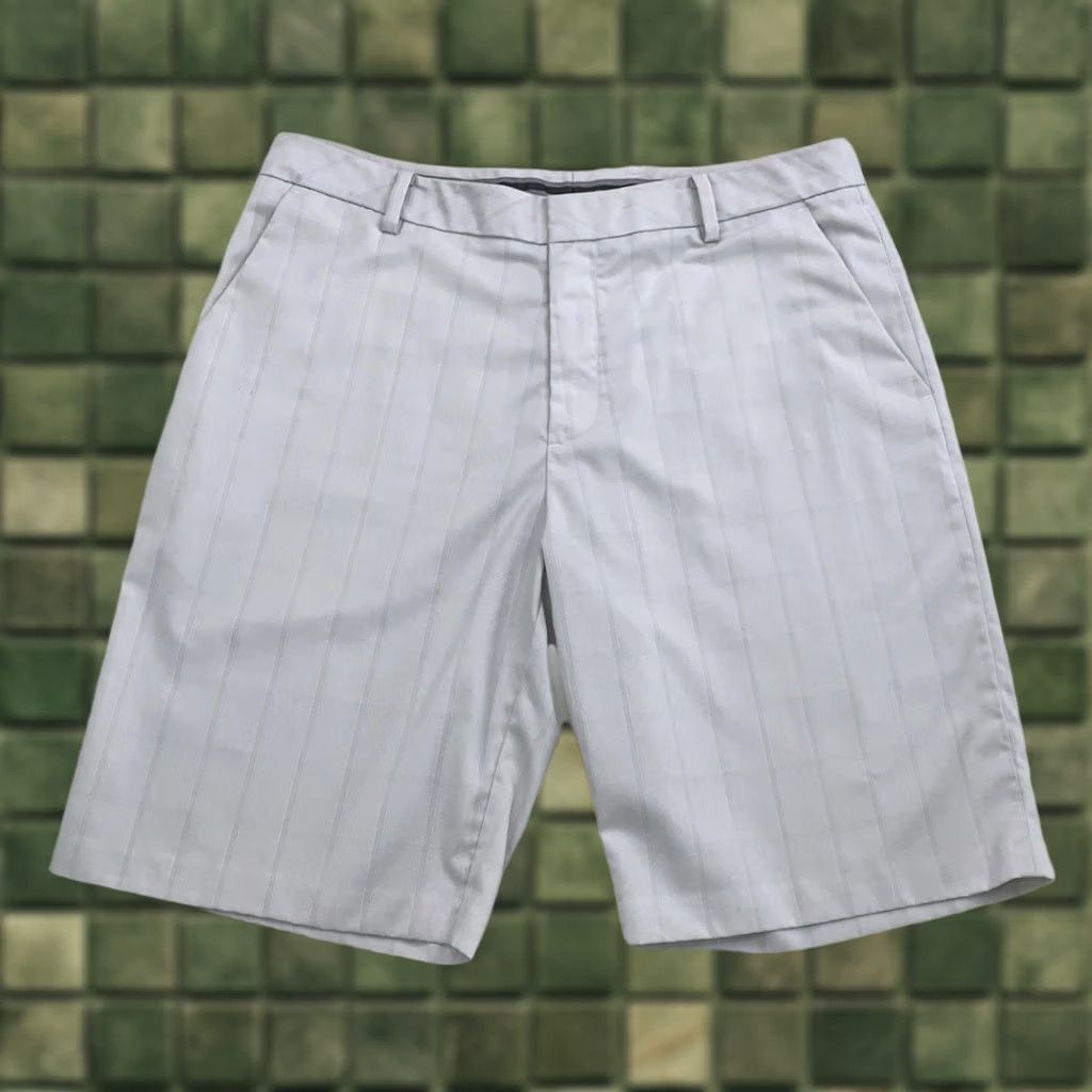 Vintage Ashworth Plaid Monotone Beige Knee Length Golf Shorts Mens 34 Size US 34 / EU 50 - 1 Thumbnail