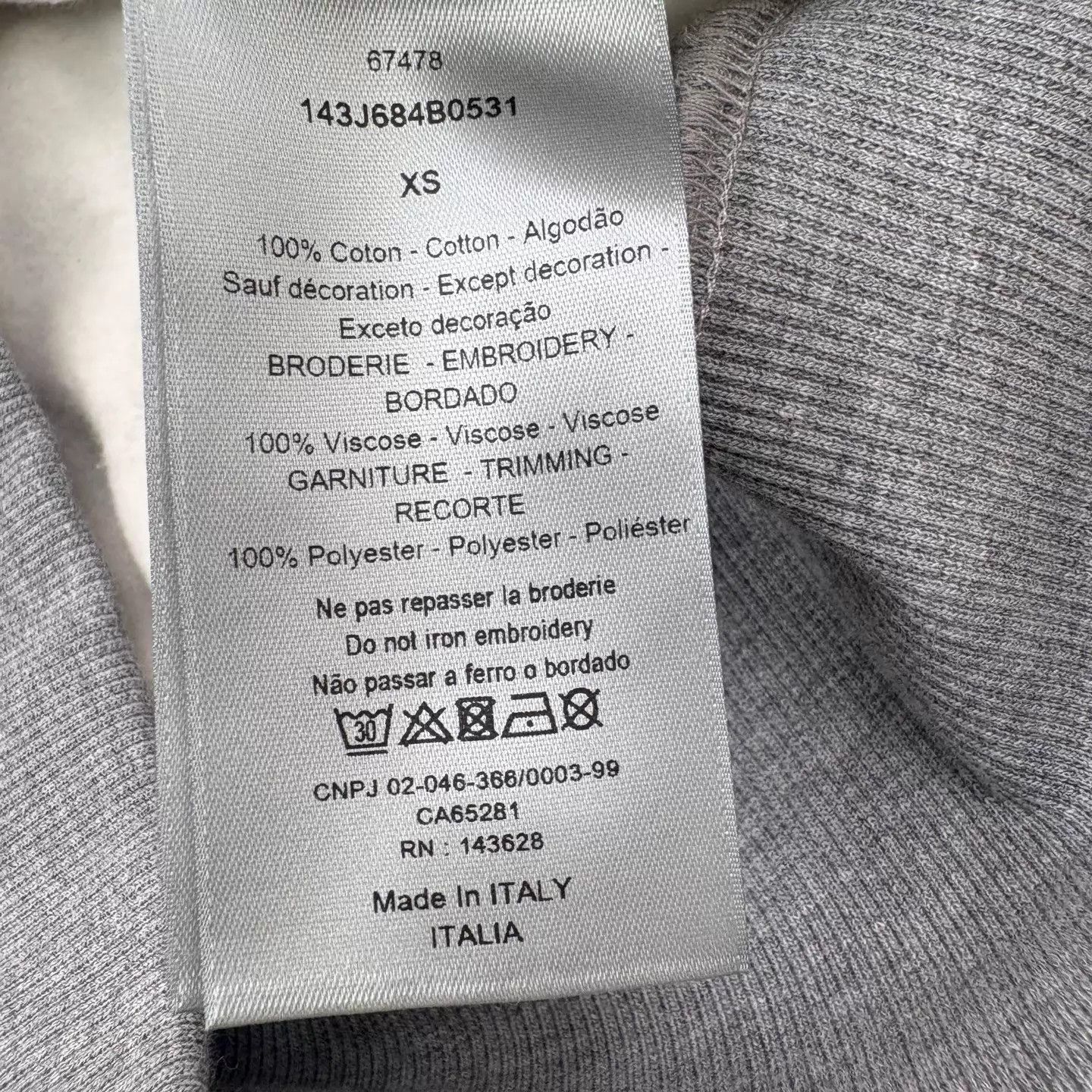 Dior Dior x Kenny Scharf PC Embroidered XS NWT Sweatshirt Size XS / US 0-2 / IT 36-38 - 6 Thumbnail
