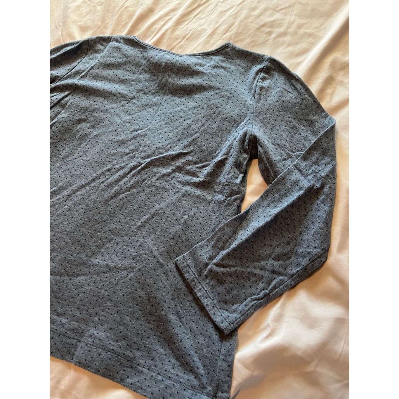 Croft & Barrow Croft & Barrow Blue Polkadot Long Sleeve Top Woman’s Size La Size L / US 10 / IT 46 - 7 Thumbnail
