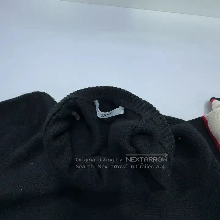 Givenchy Givenchy Men's Ribbon Heavyweight Round Neck Sweater. Size US L / EU 52-54 / 3 - 5 Thumbnail
