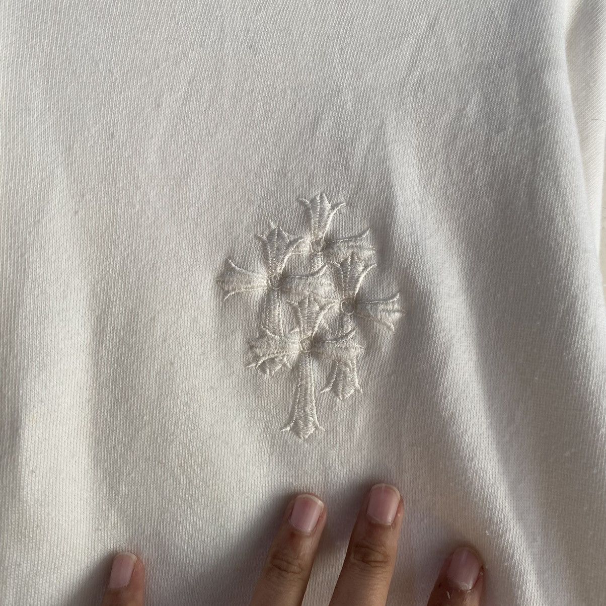 Japanese Brand Black Sculpture Inspired Chrome Hearts Cross Design Thermal Size US S / EU 44-46 / 1 - 8 Thumbnail