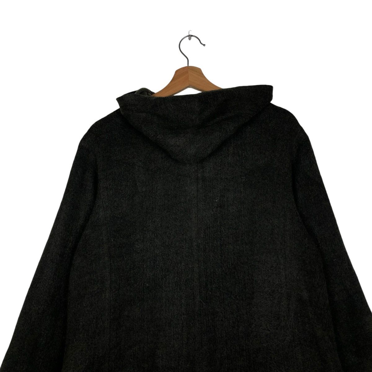 Japanese Brand 🔥VINTAGE WOOL LONG JACKET MOGA MINK FUR HOODIE Size US L / EU 52-54 / 3 - 12 Thumbnail