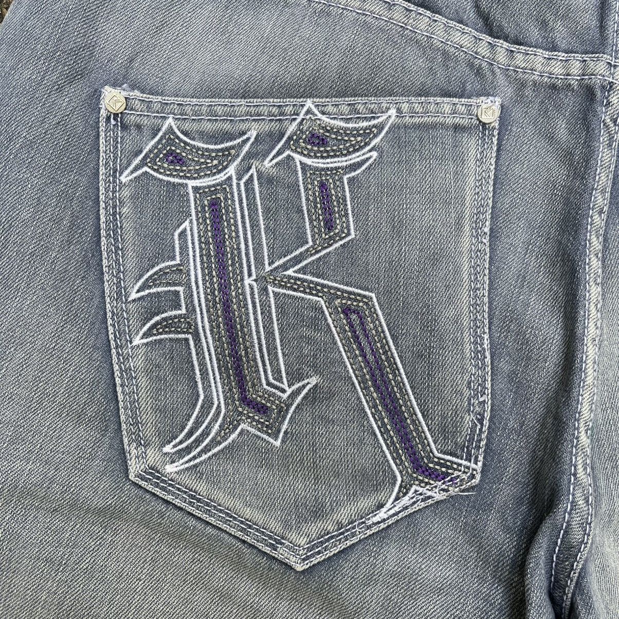 Karl Kani Jorts Y2K Baggy Jeans Short Pants Skater Jnco Styled Size US 32 / EU 48 - 9 Thumbnail