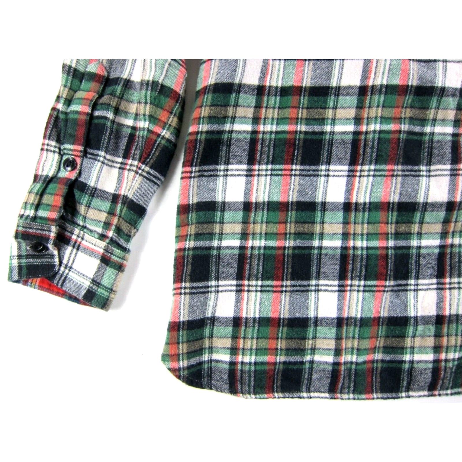 Madewell Madewell 100% Cotton Green Red Flannel Long Sleeve Button Up Blouse Woman Small Size S / US 4 / IT 40 - 6 Thumbnail