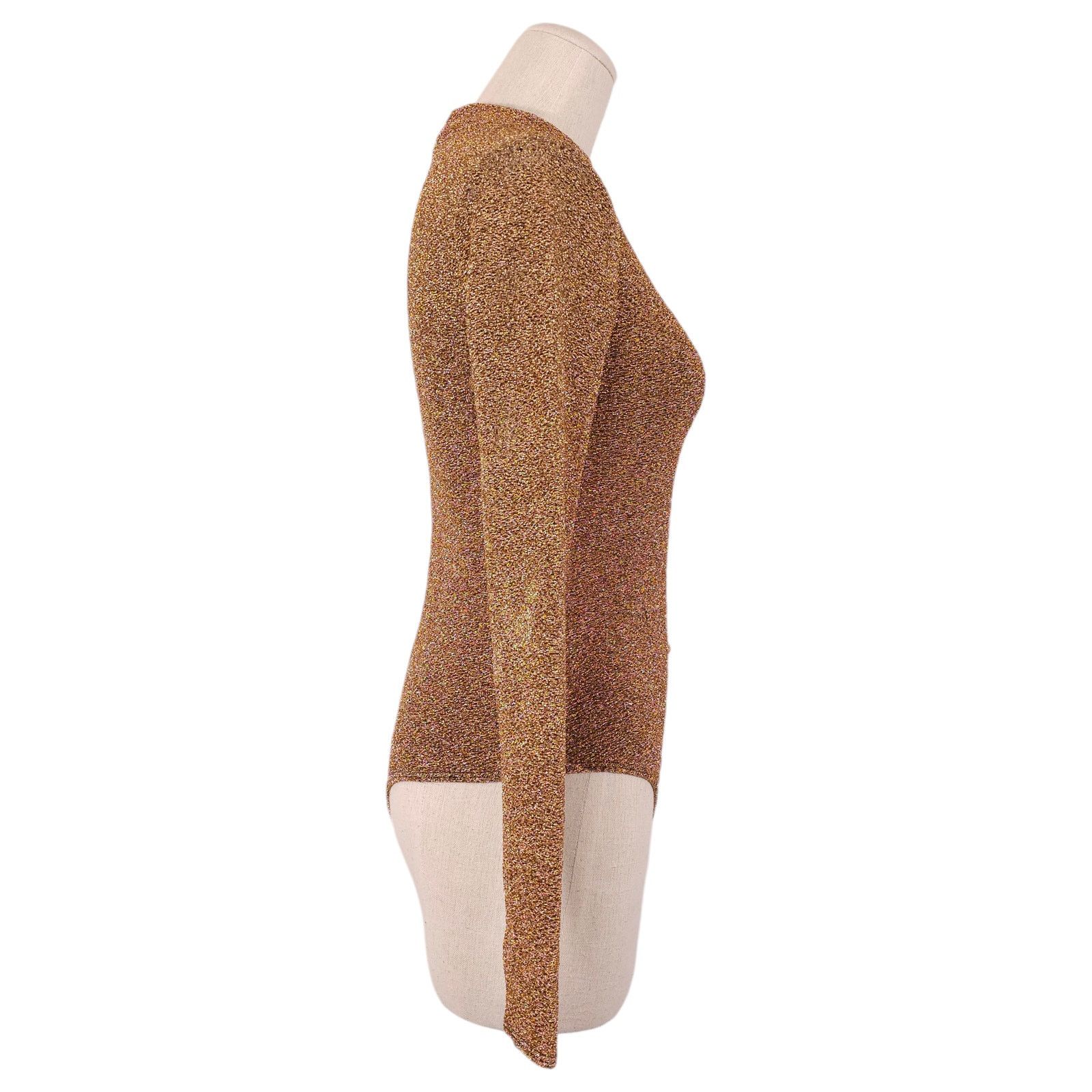Show Me Your MuMu Show Me Your Mumu Party Time Bodysuit Gold Sz Small Size S / US 4 / IT 40 - 4 Thumbnail
