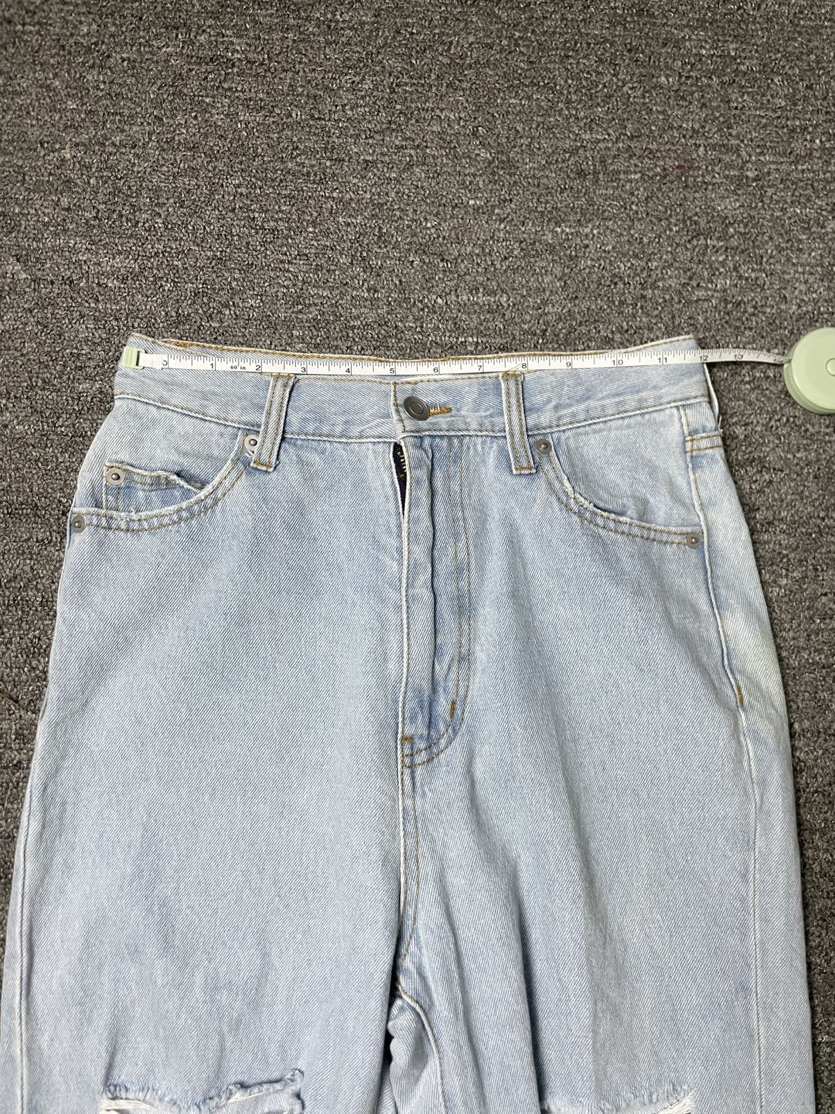 Japanese Brand WEGO Brand Destroyed Denim Jeans (62) Size US 26 / EU 42 - 15 Thumbnail