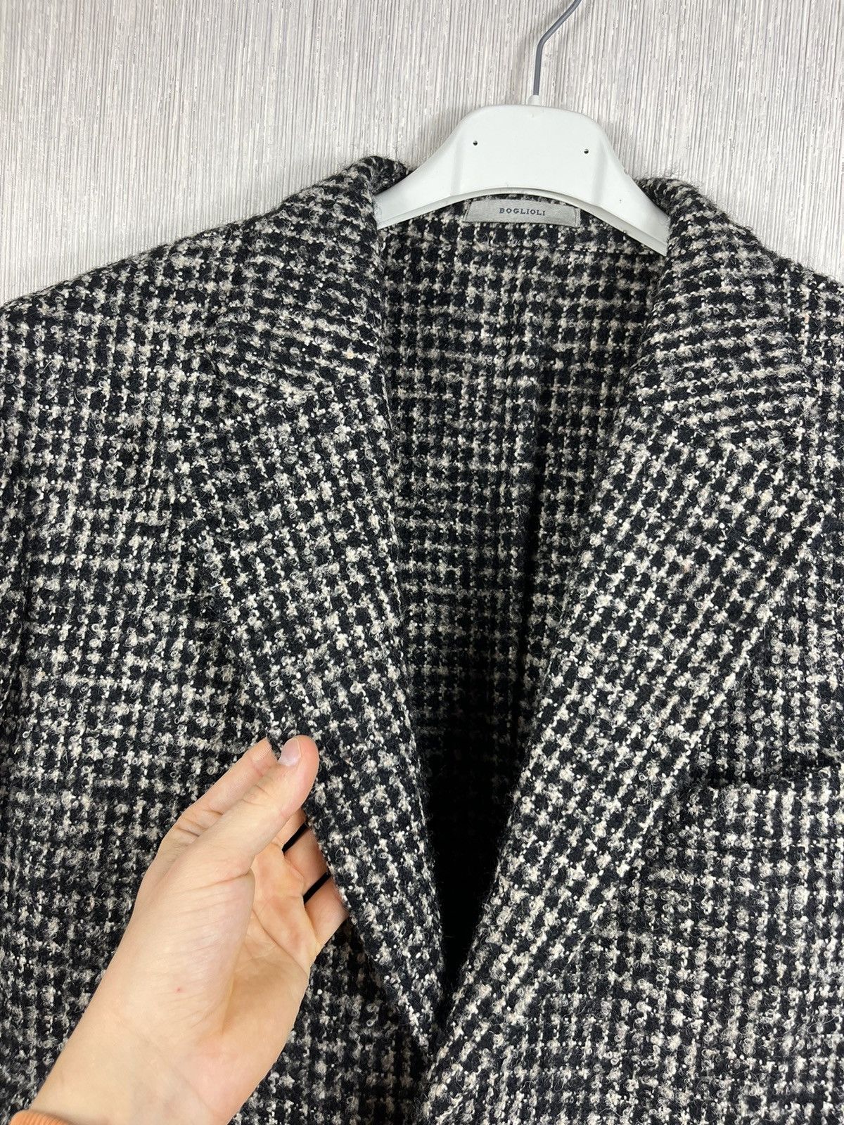 Boglioli Boglioli wool mohair alpaca blazer patterned plaid jacket Size 50R - 13 Thumbnail