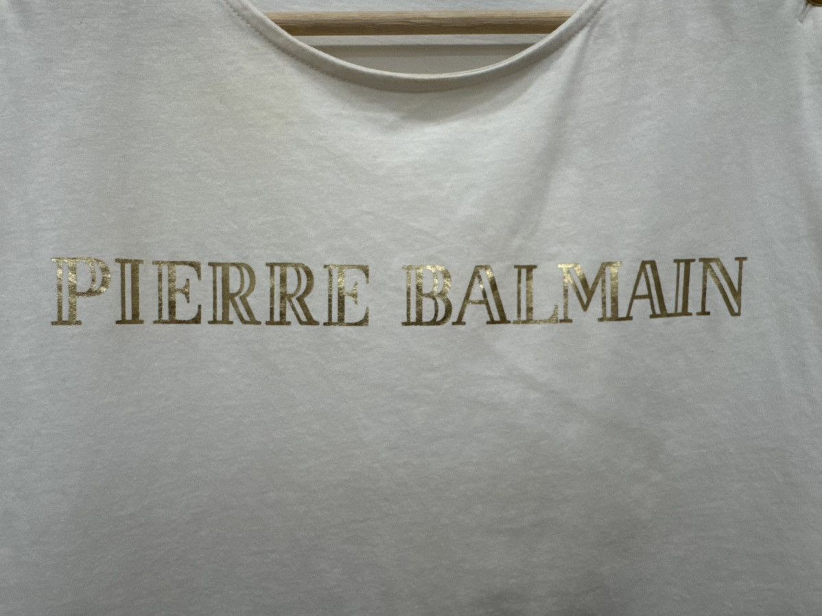 Pierre Balmain Pierre Balmain T-Shirt White Size 36 Size XS / US 0-2 / IT 36-38 - 6 Thumbnail