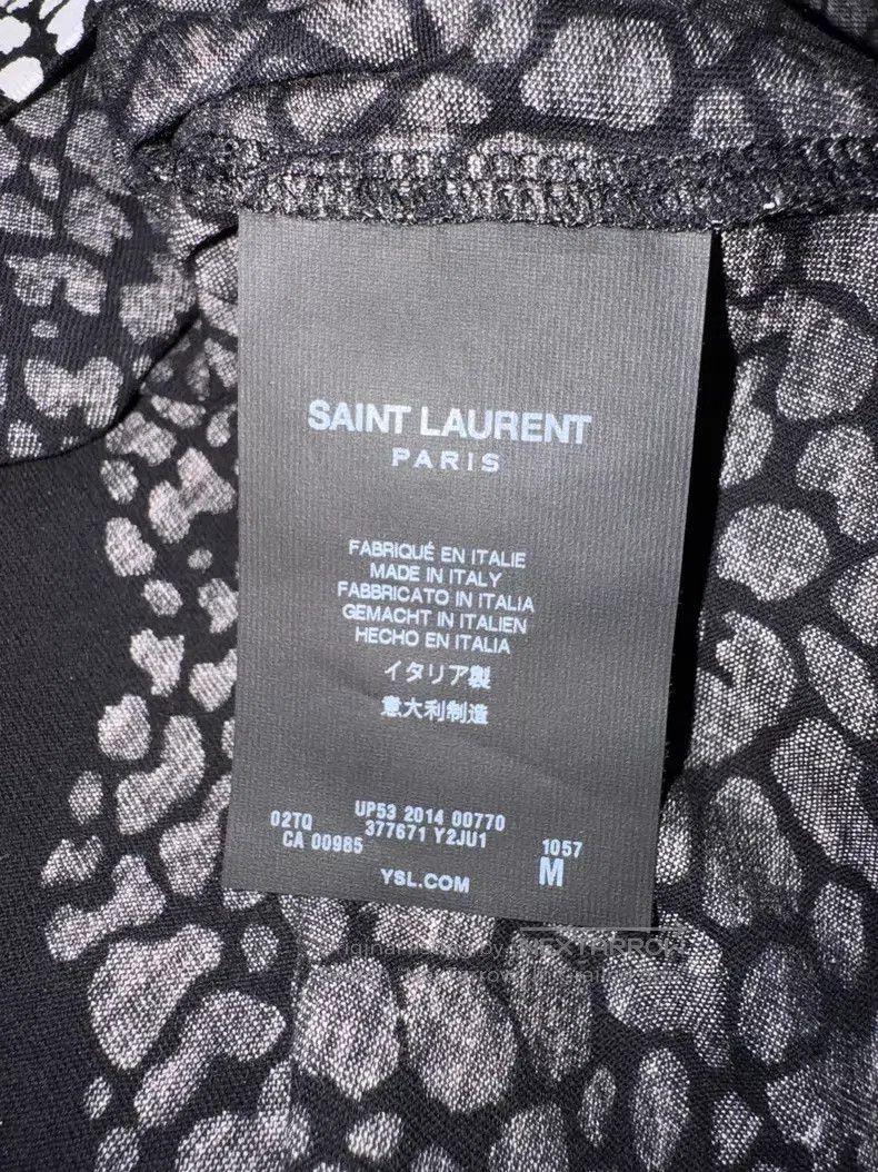 Saint Laurent Paris Saint Laurent Paris Original Black and White Leopard Print Size US M / EU 48-50 / 2 - 4 Thumbnail