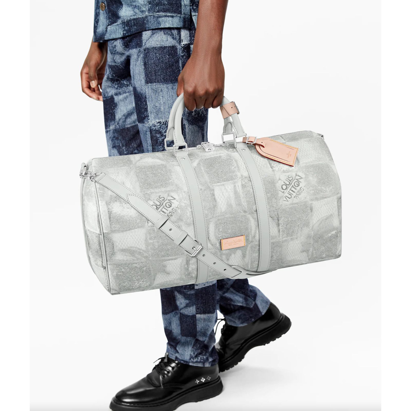 Louis Vuitton Louis Vuitton Keepall Bandouliere Logo Weekend Travel Bag Size ONE SIZE - 3 Thumbnail