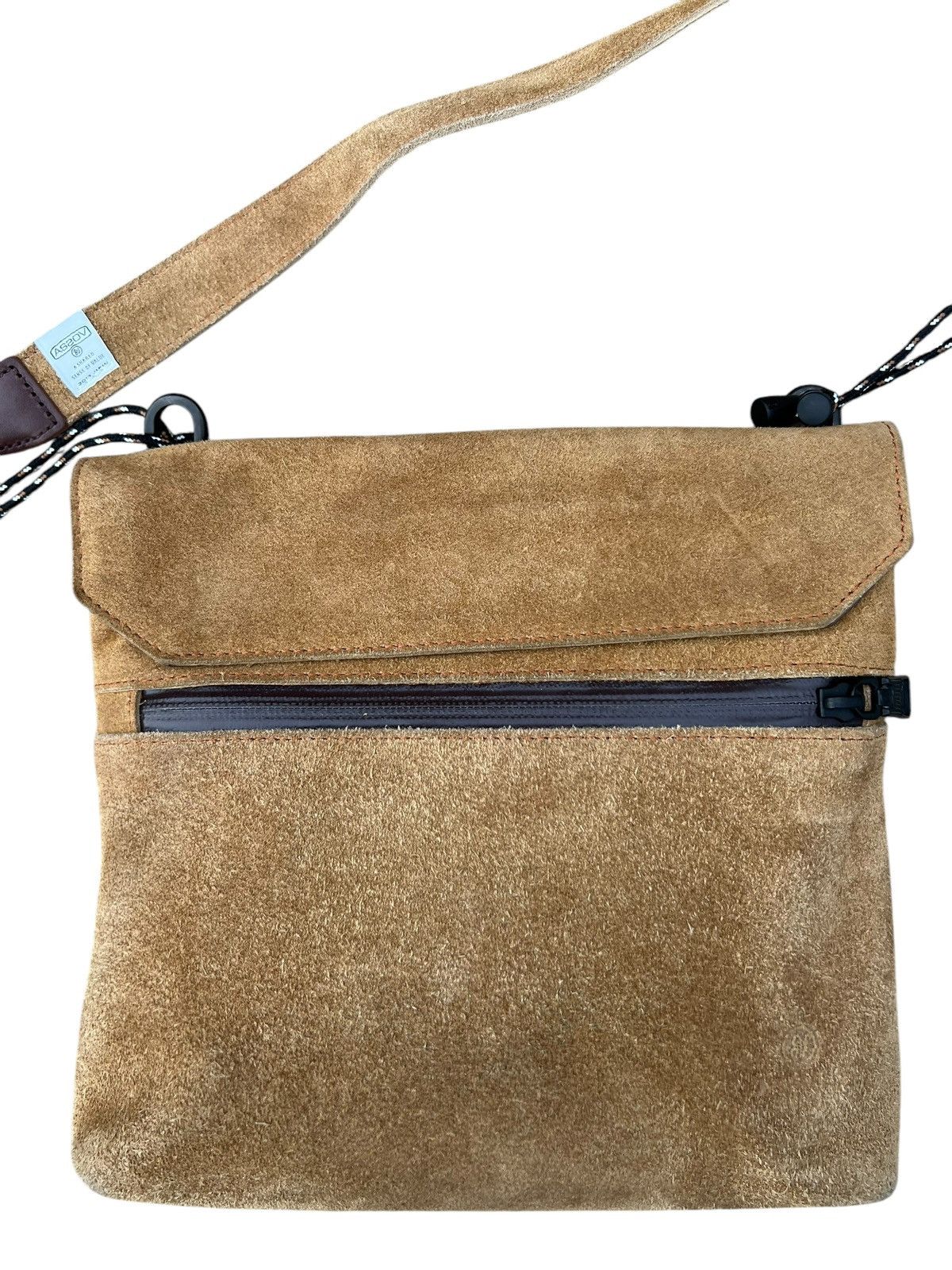 Leather AS2OV Japan Muddy Patina Suede Leather Bag Size ONE SIZE - 7 Thumbnail
