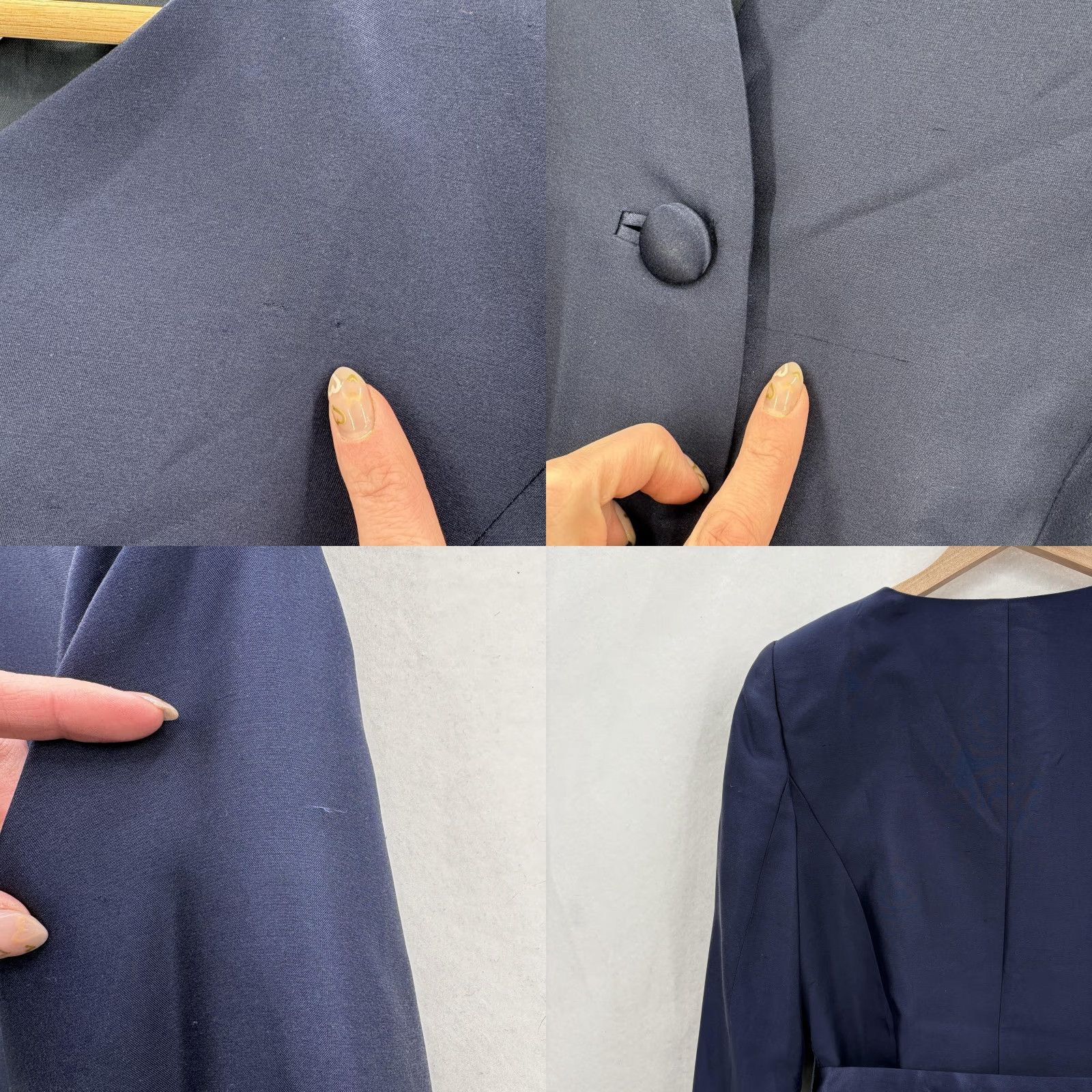 Talbots Talbots Jacket Skirt Set Womens 6 Blue Pure Silk Chiffon Formal Wedding Size 28" / US 6 / IT 42 - 8 Thumbnail