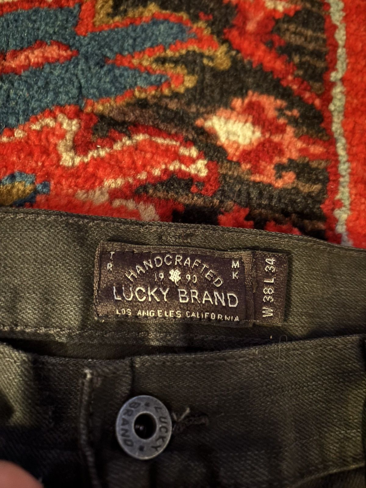 Lucky Brand × Vintage Black Lucky Brand Jeans Size US 38 / EU 54 - 4 Thumbnail