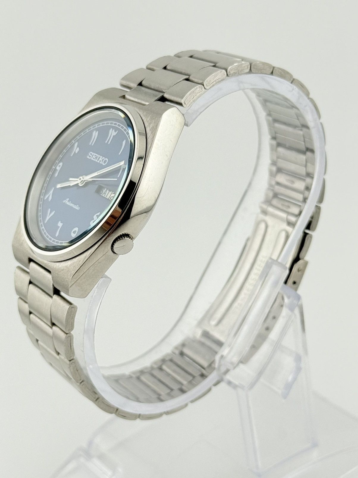 Seiko Seiko 5 Automatic Watch Blue Dial Men’s Wristwatch Size 36 - 4 Thumbnail