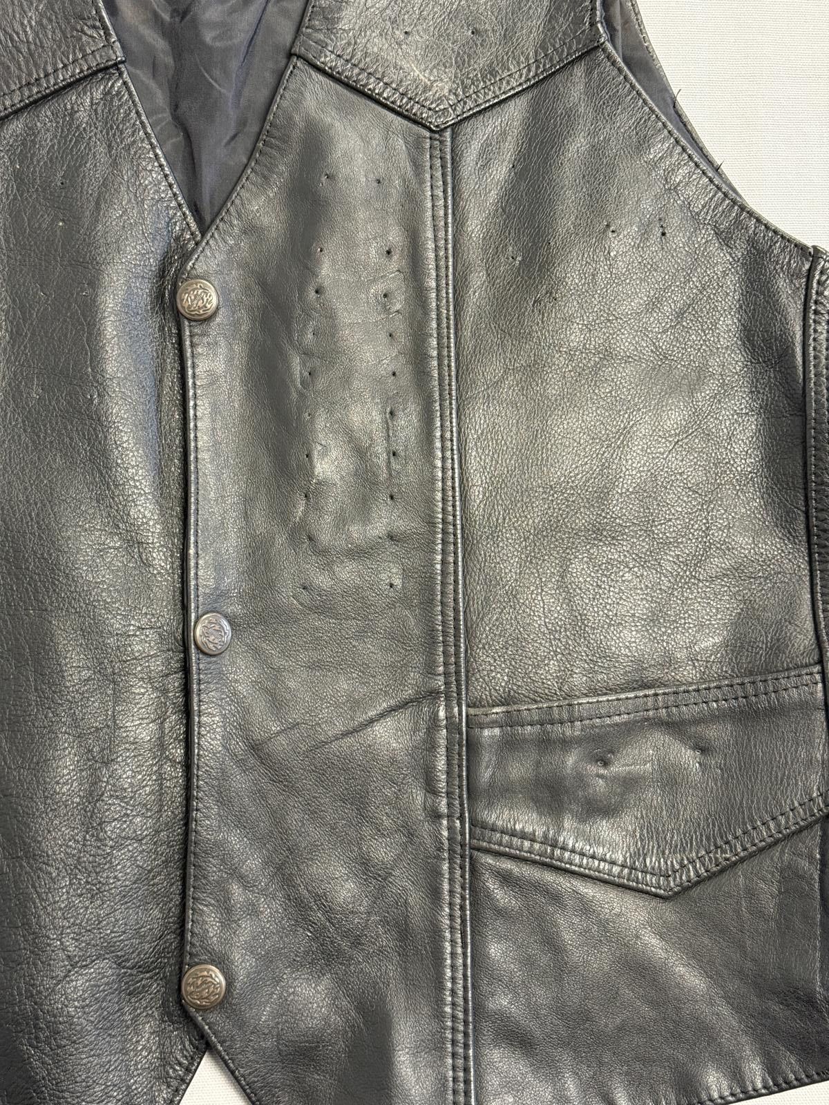 Other Harley Davidson Genuine Leather Vest Bald Eagle Back Patch Size US S / EU 44-46 / 1 - 5 Thumbnail