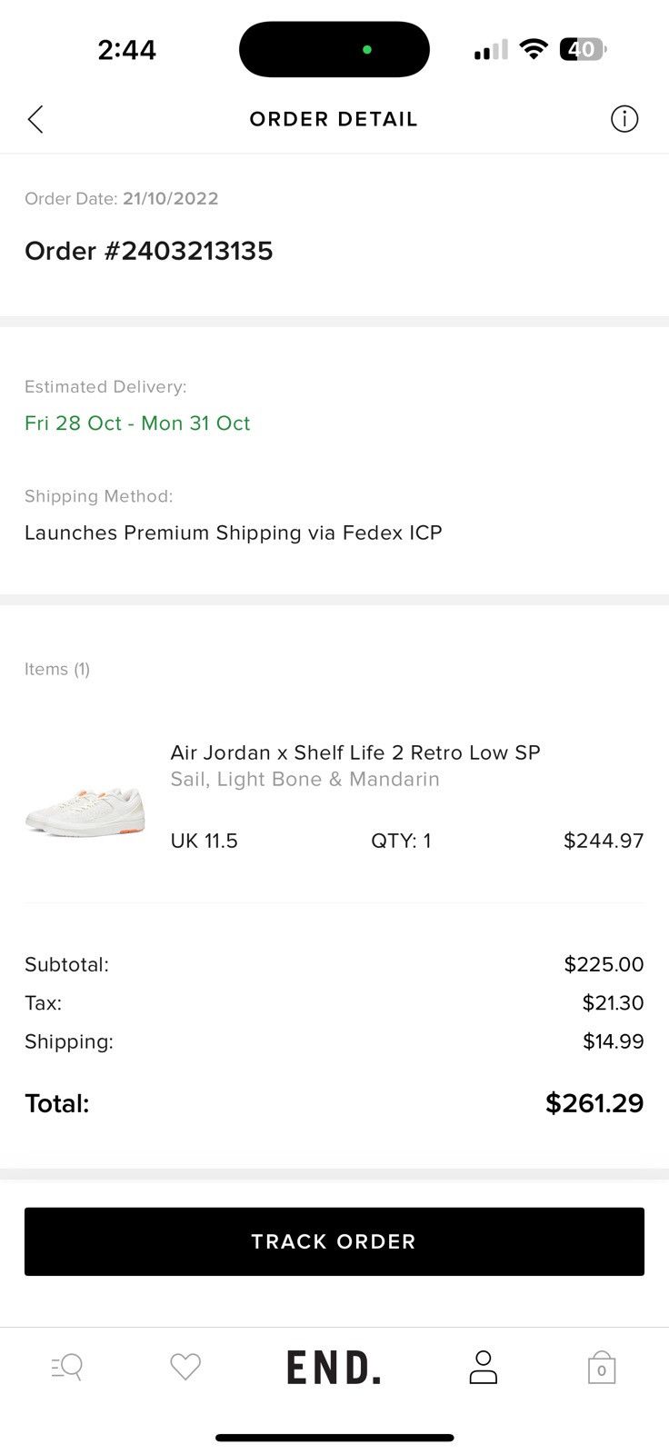 Jordan Brand Air Jordan X Shelf Life 2 Retro Low SP Size US 12 / EU 45 - 7 Thumbnail