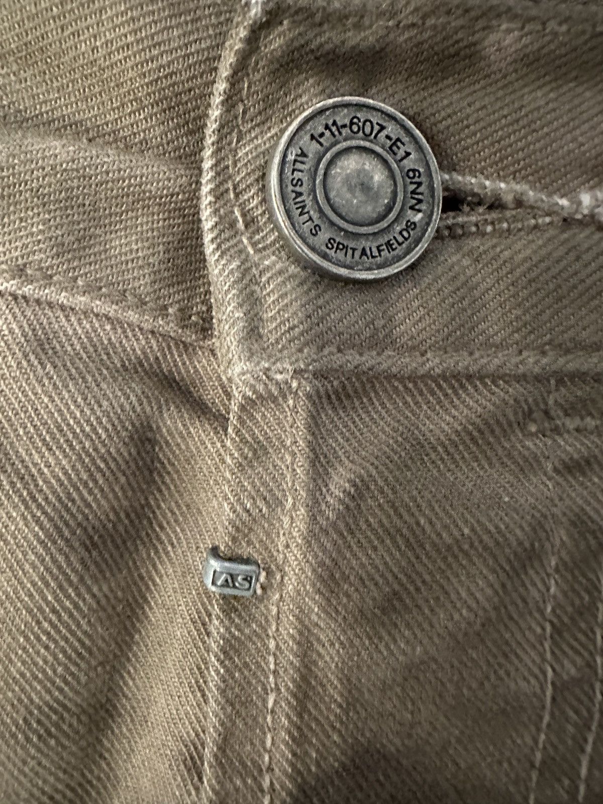 Allsaints 2 Allsaints Denim Pistol Jeans Pants Grey and Dark Green Size US 32 / EU 48 - 11 Thumbnail